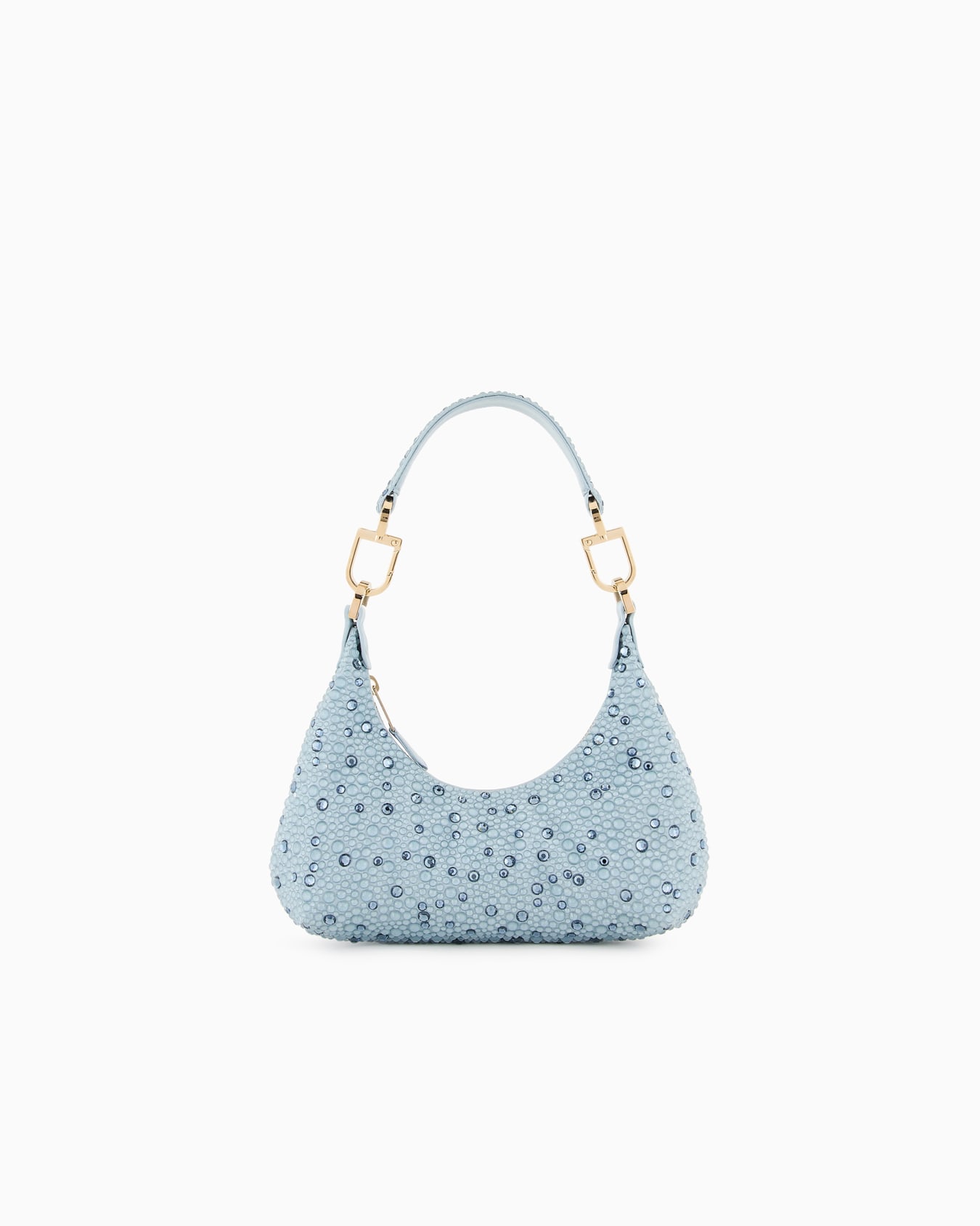 La Prima satin and rhinestone mini hobo bag Slide 0