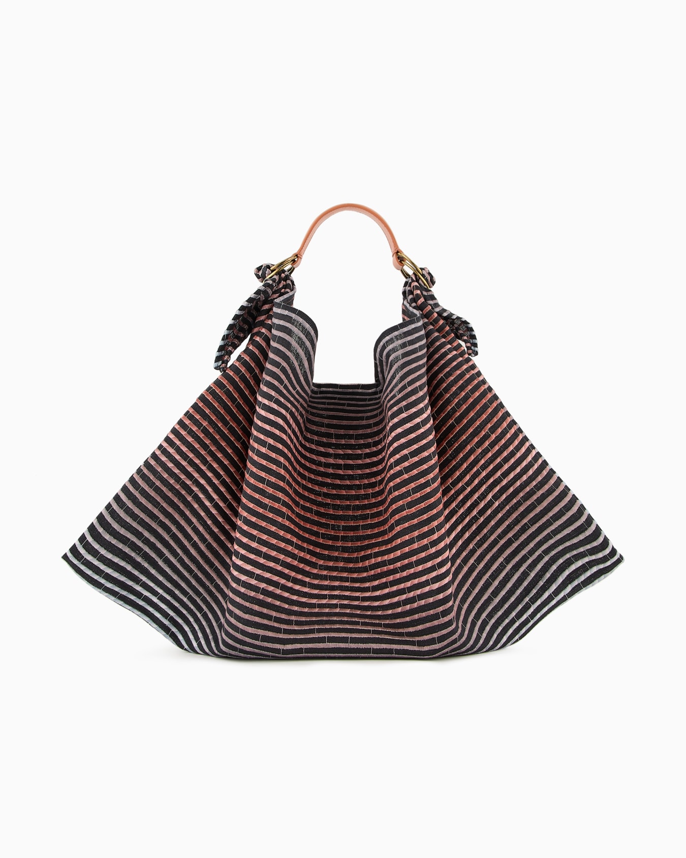 Borsa a spalla in canvas ricamato Slide 2