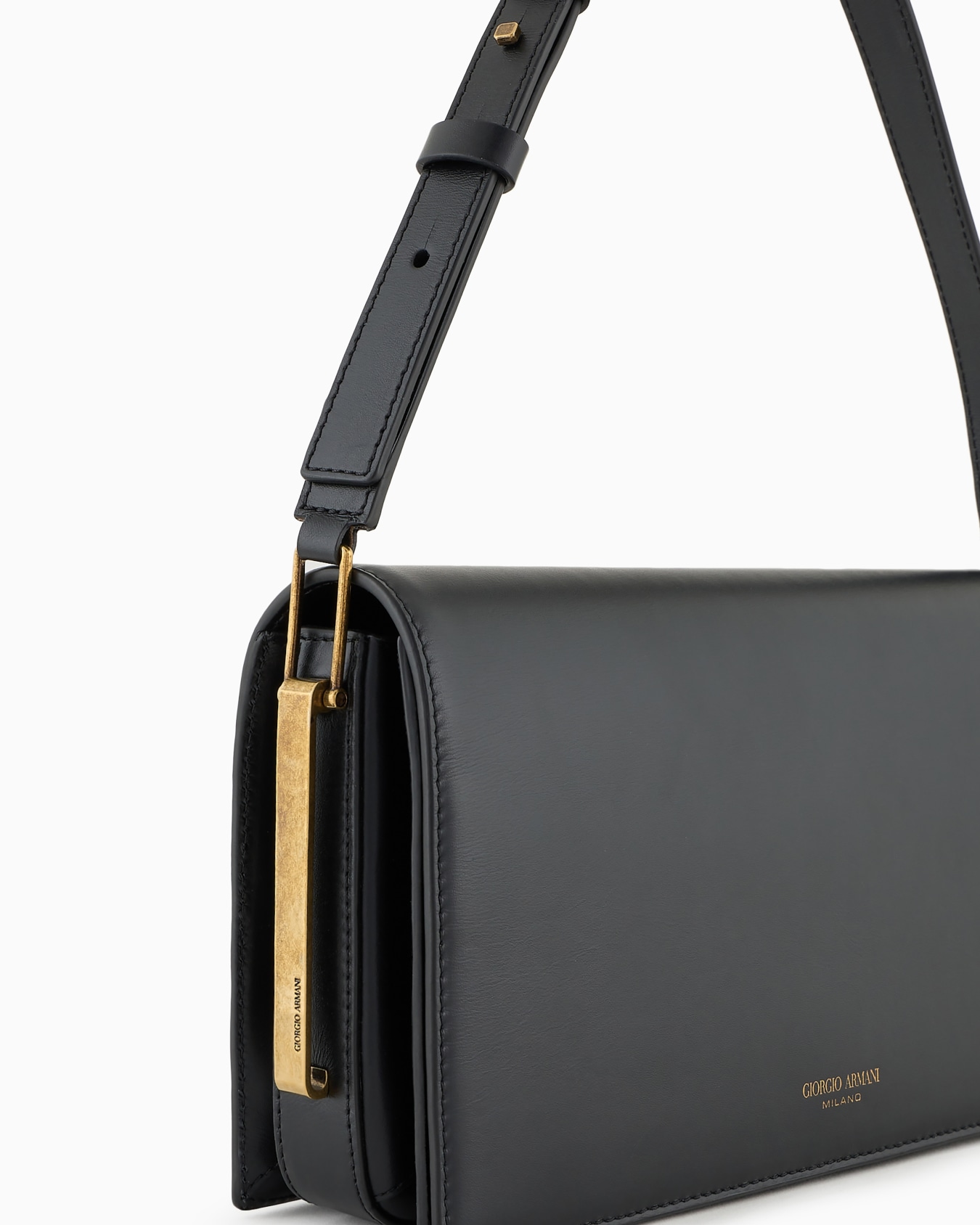 Sac baguette en cuir brillant Diapositive 4