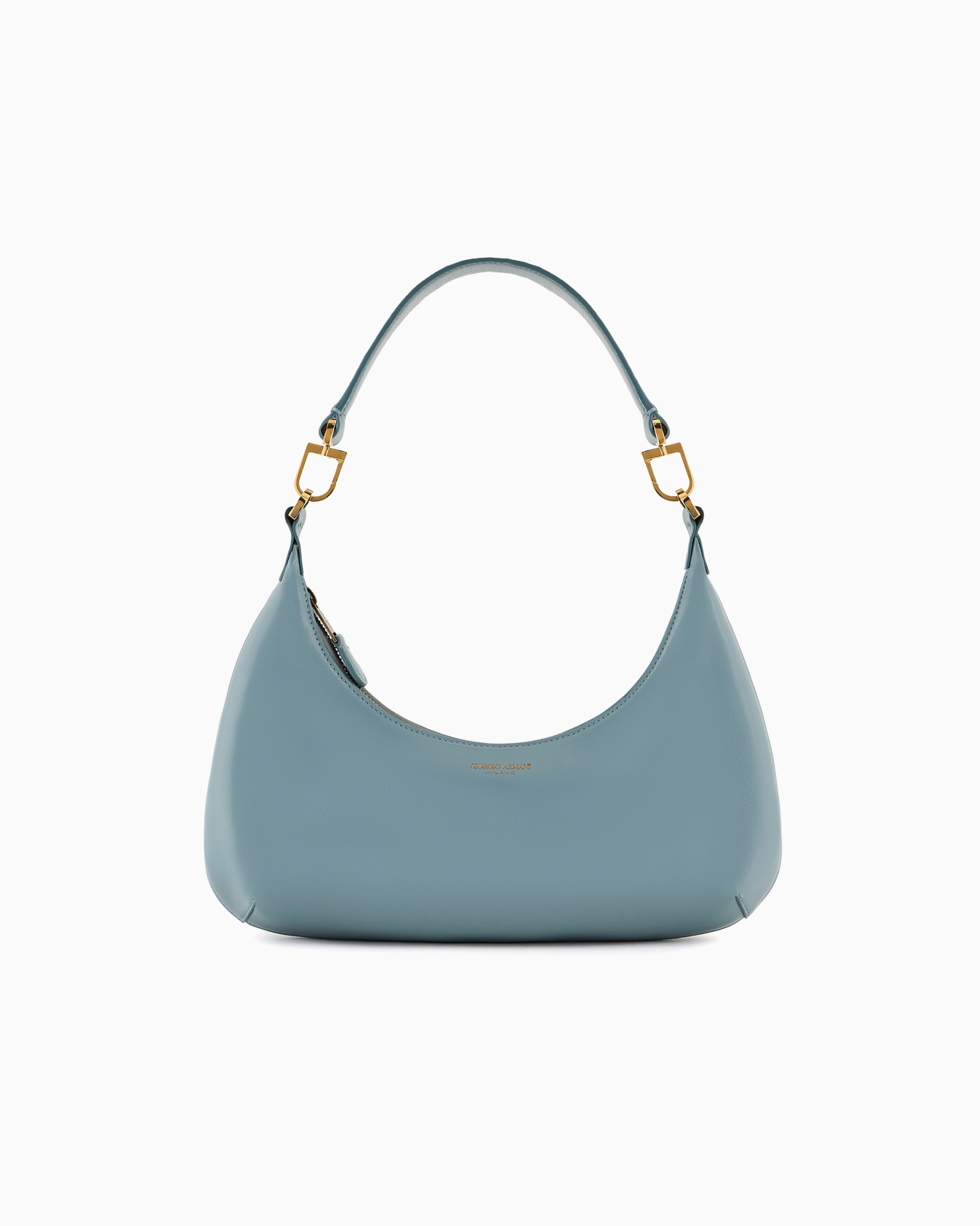 La Prima medium hobo bag in patent nappa leather Slide 0