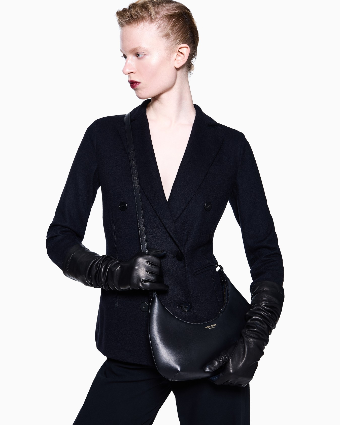 Medium la Prima nappa-leather hobo bag Slide 6