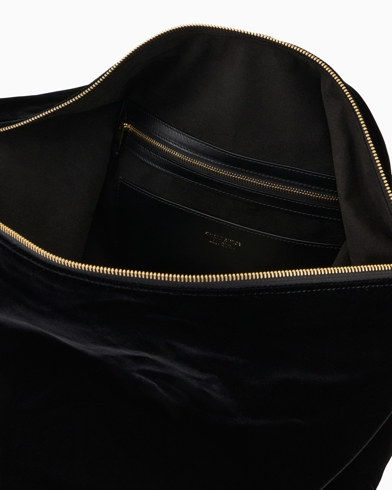 Hobo Bag la Prima Soft in großer Größe aus Samt Folie 3
