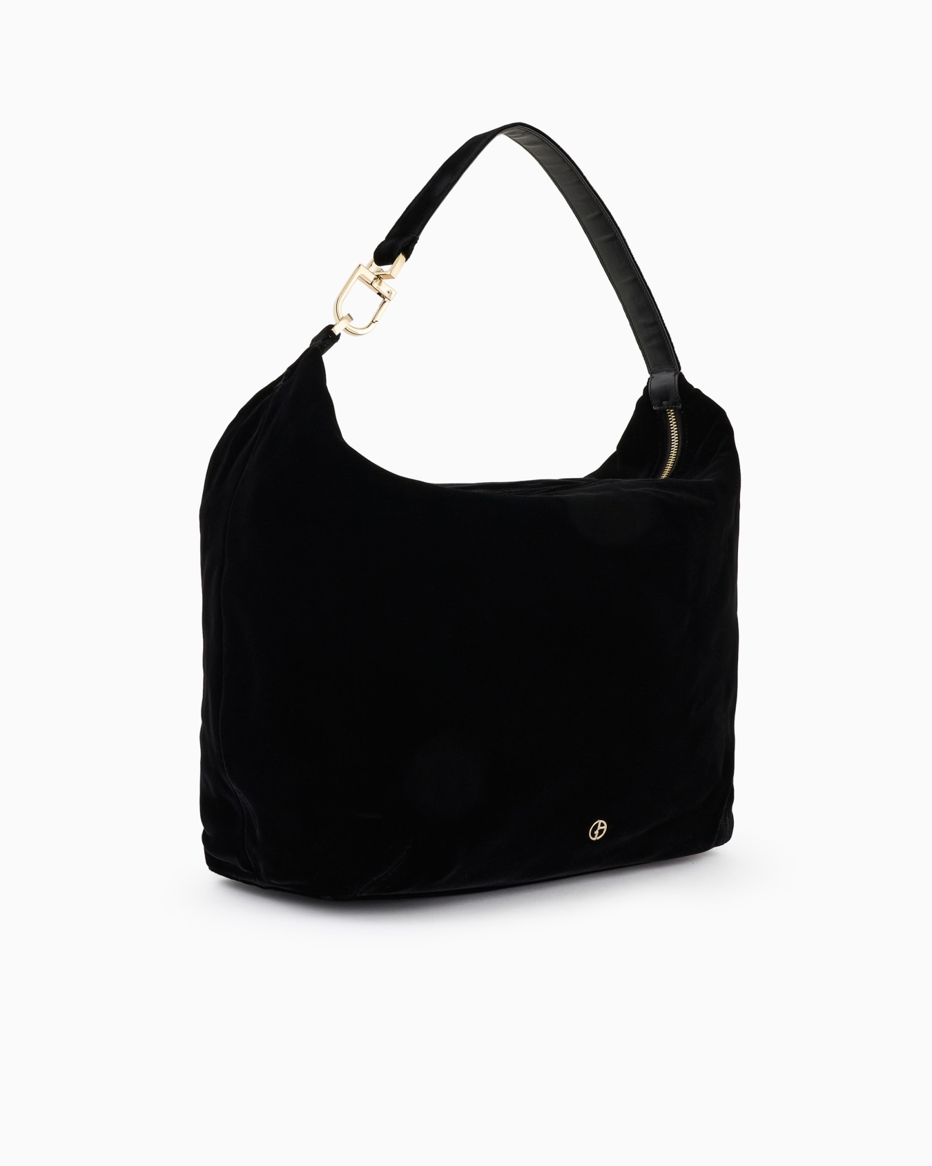 Hobo Bag la Prima Soft in großer Größe aus Samt Folie 1