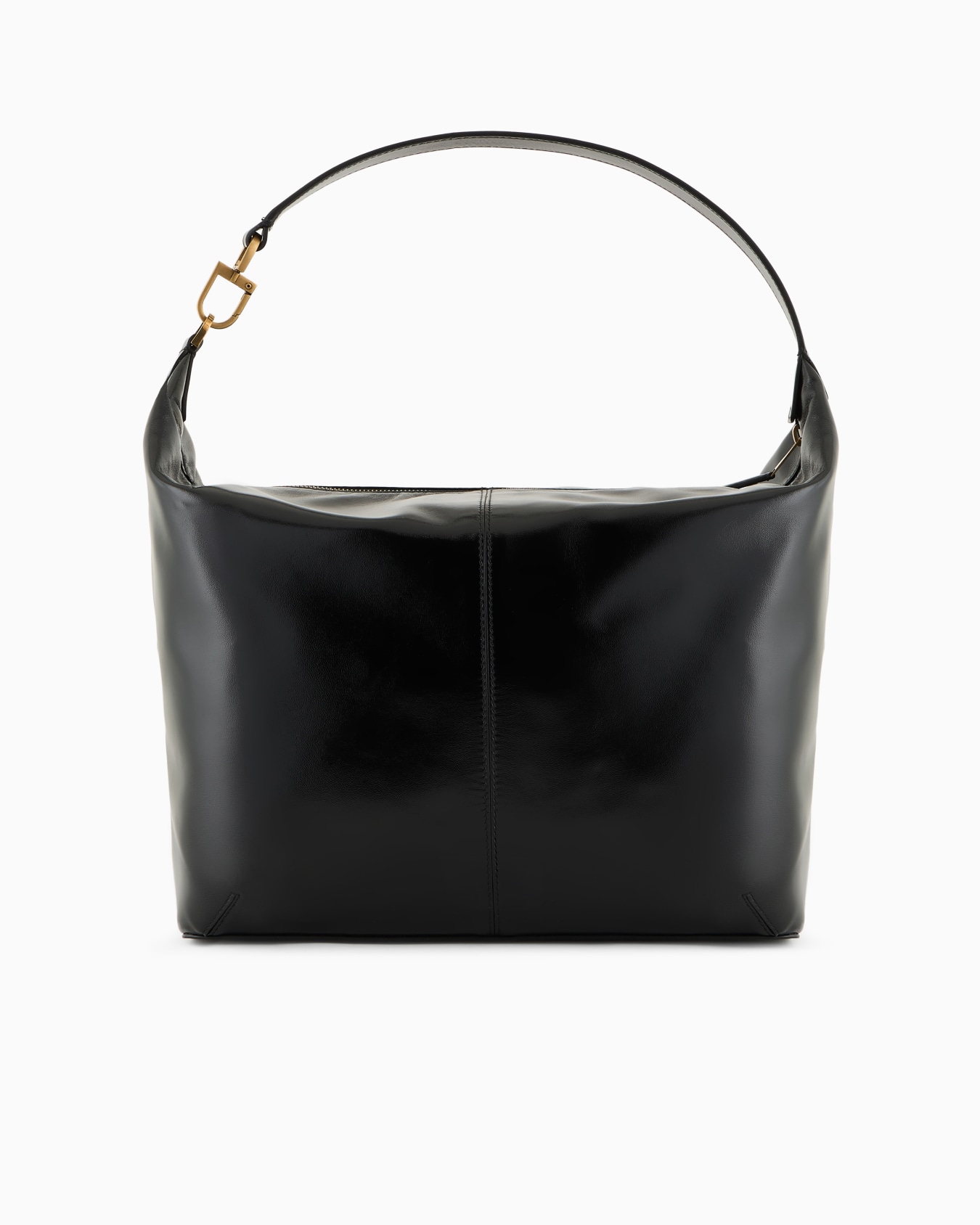 Bolso hobo la Prima Soft tamaño maxi de napa efecto charol Diapositiva 2