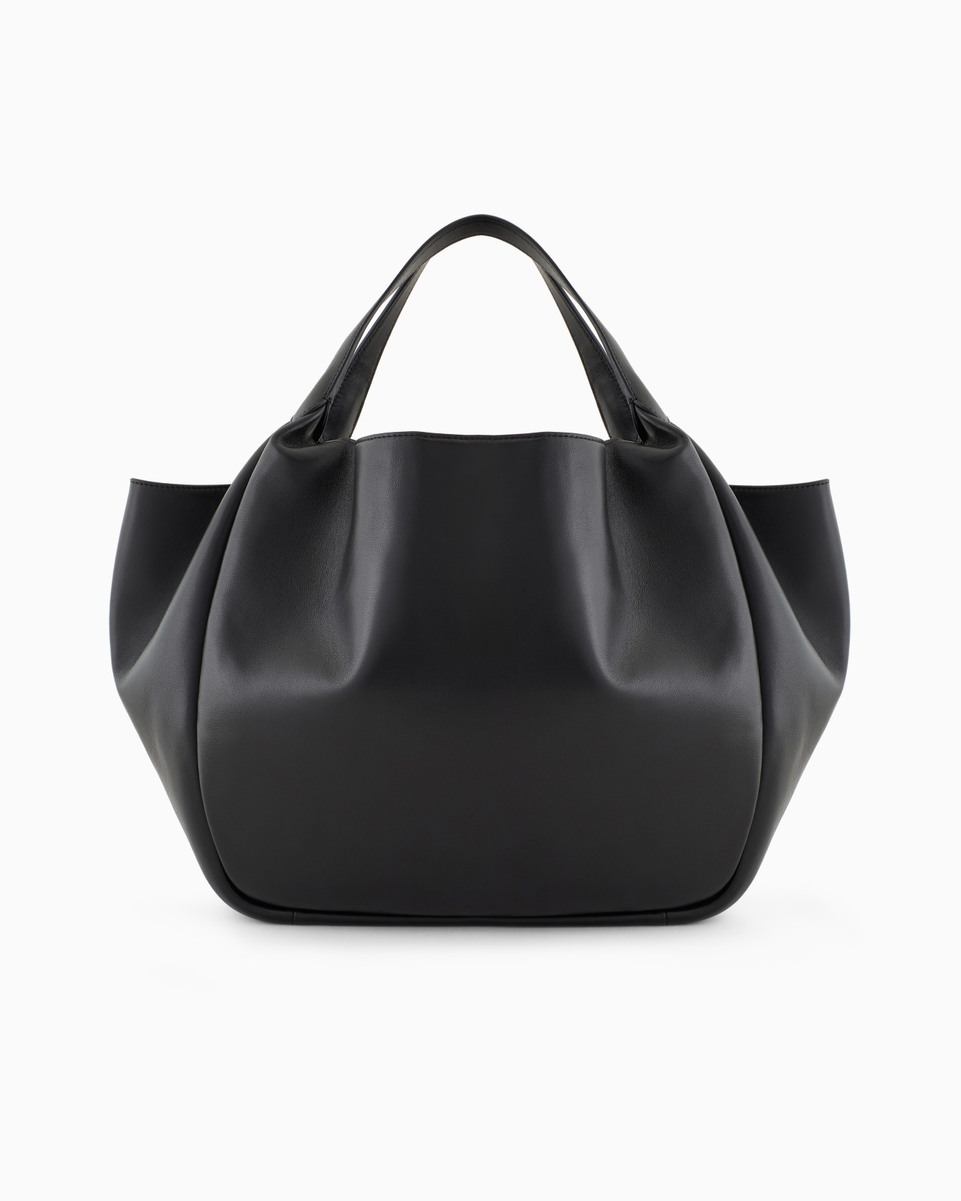 Large nappa leather hobo bag Slide 2