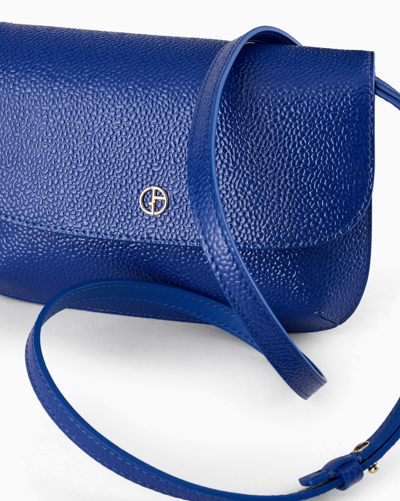 Bolso la Prima tamaño pequeño de charol efecto grano de arroz Diapositiva 4