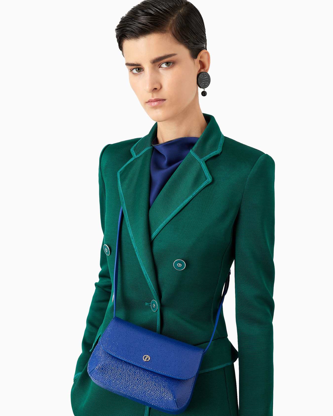 Bolso la Prima tamaño pequeño de charol efecto grano de arroz Diapositiva 5