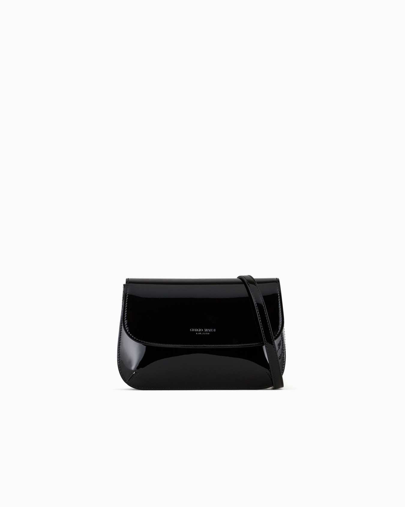 Patent leather La Prima mini shoulder bag Slide 0