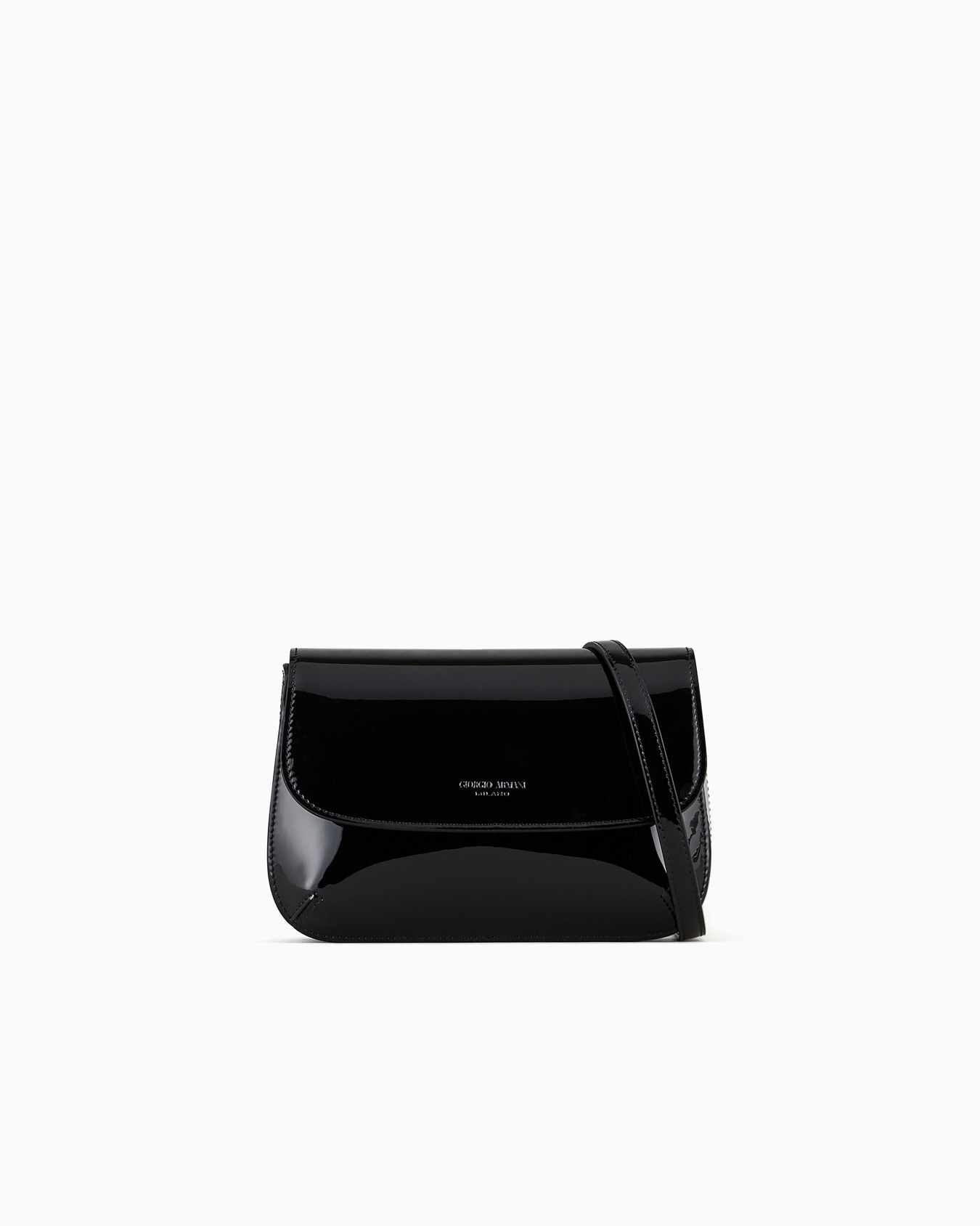 Patent leather La Prima mini shoulder bag Slide 0