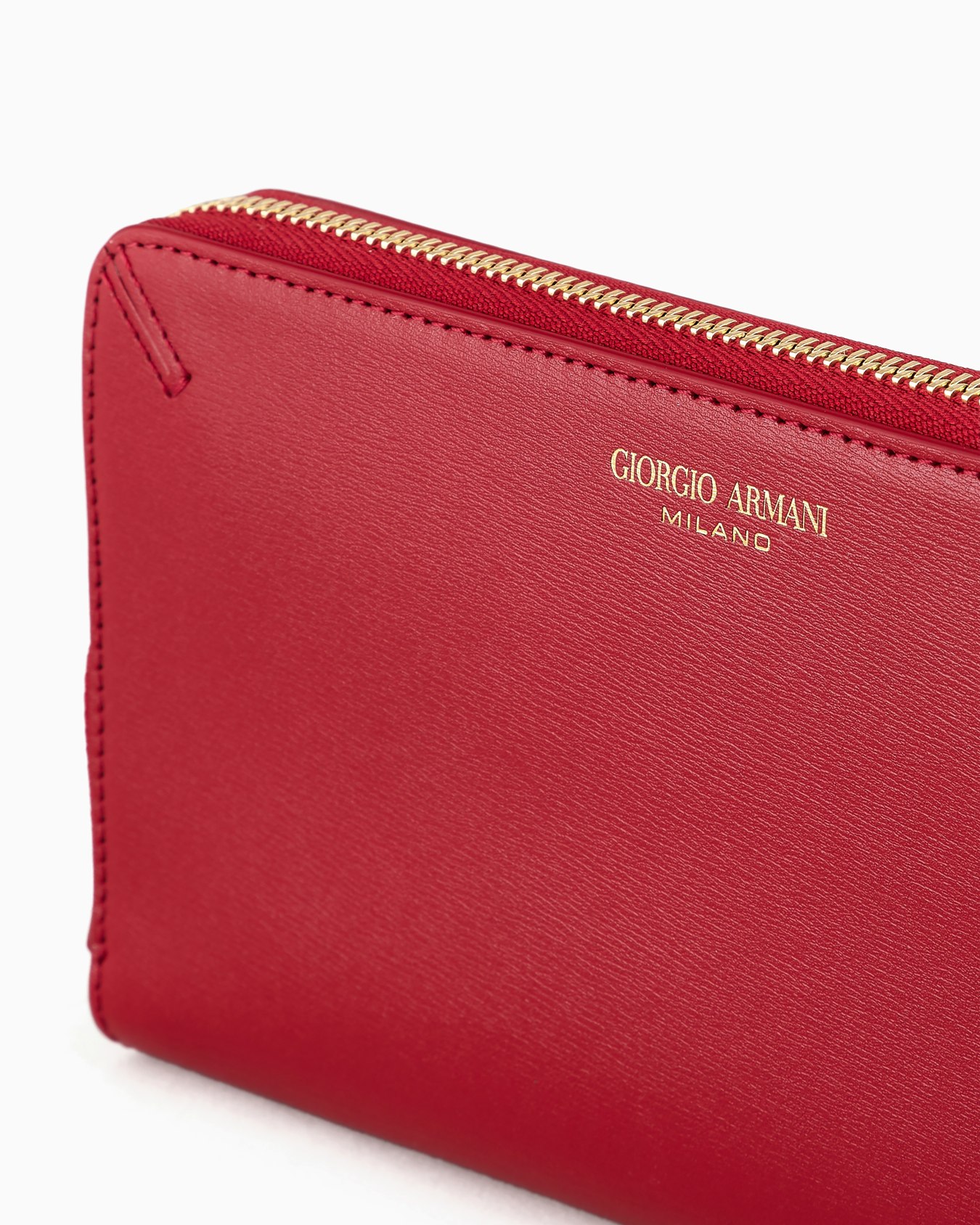 Portafogli ziparound la Prima in pelle palmellata Slide 3