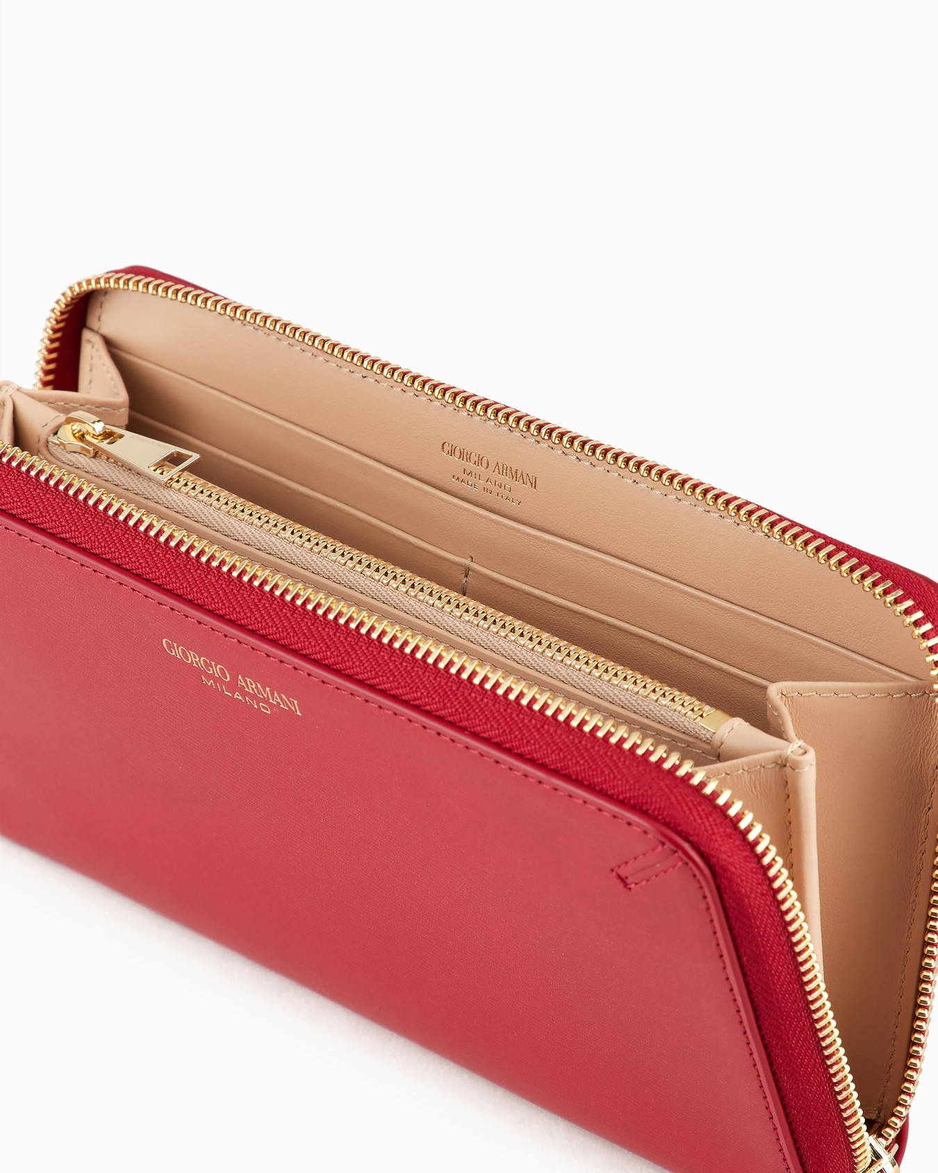 Portafogli ziparound la Prima in pelle palmellata Slide 2