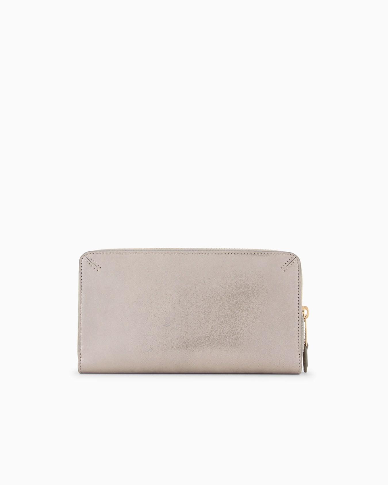 La Prima wraparound zip wallet in glossy nubuck Slide 1