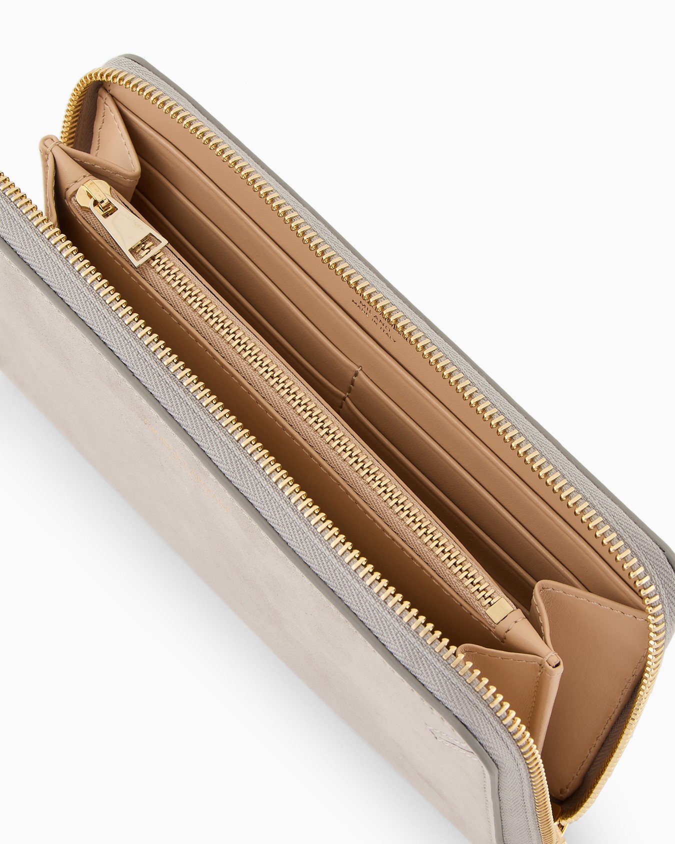 ジョルジオ アルマーニ ラ プリマ ラウンドファスナーウォレット グロッシーヌバック スライドする 2