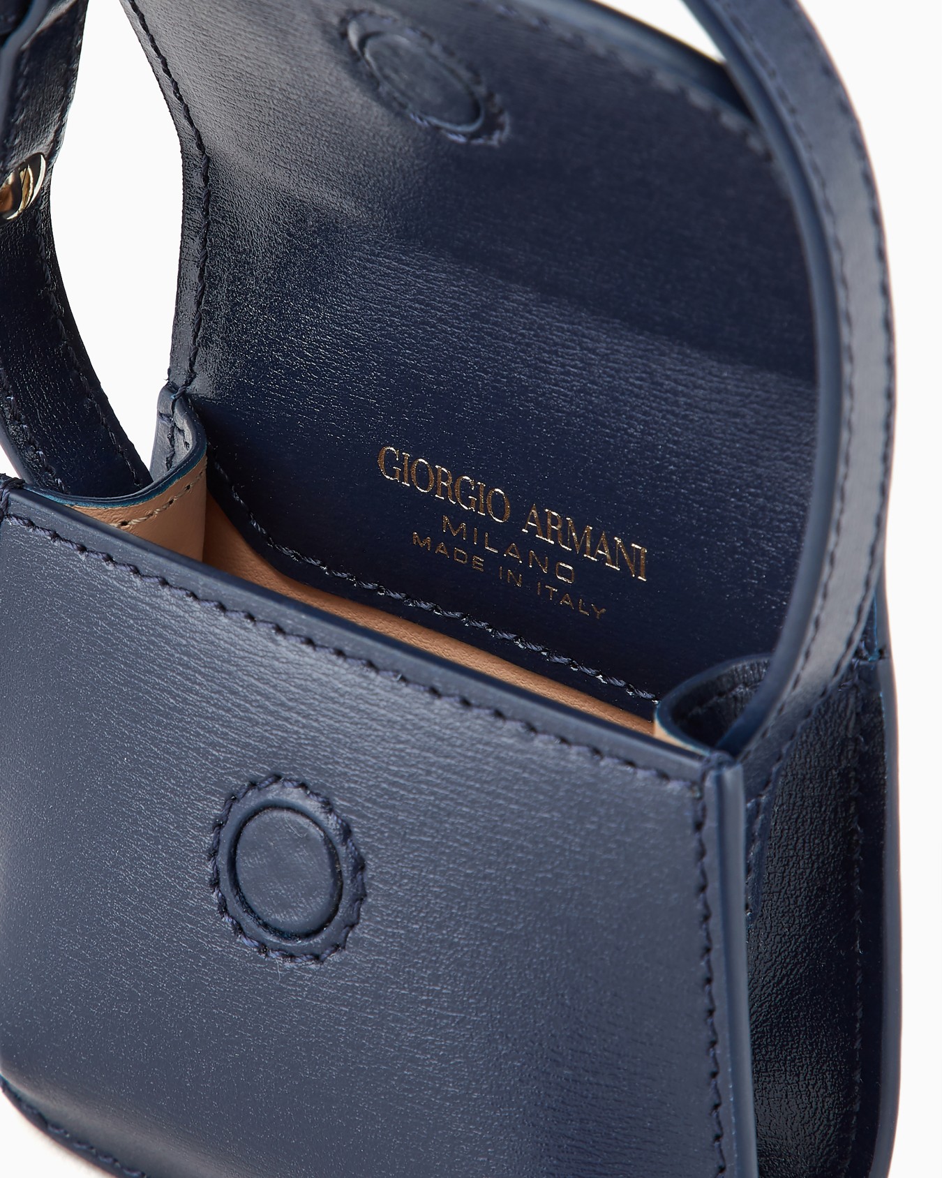 la Prima charm mini in pelle palmellata Slide 3