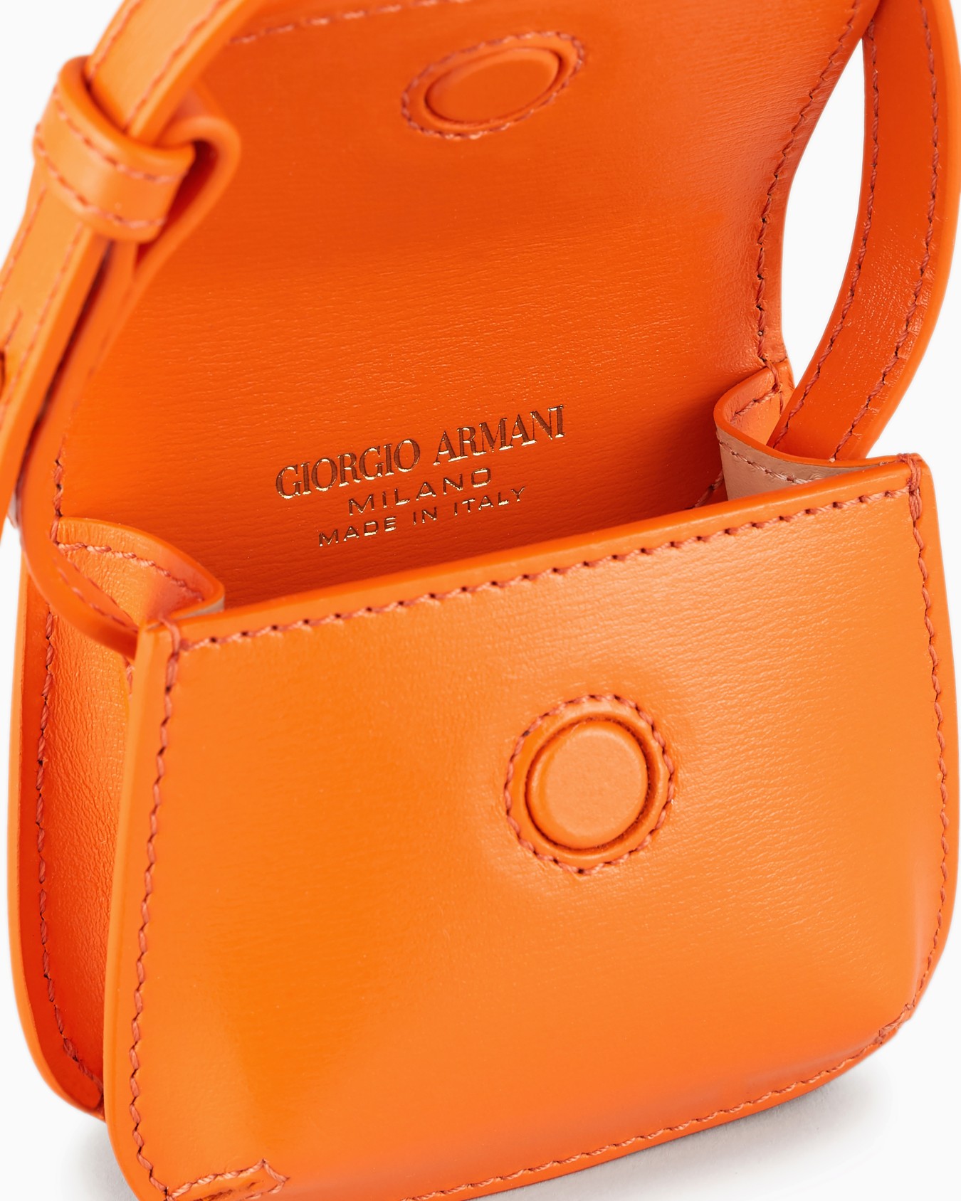 La Prima palmellato leather mini-charm Slide 3