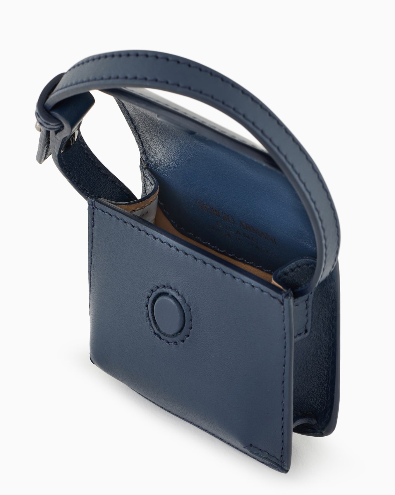 Giorgio Armani Neve micro la Prima leather charm bag Slide 3