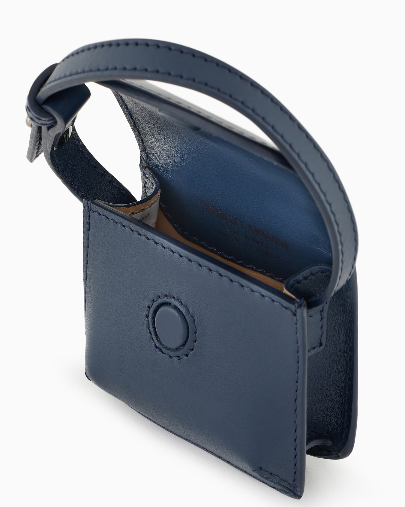 Giorgio Armani Neve Borsa charm micro la Prima in pelle Slide 3
