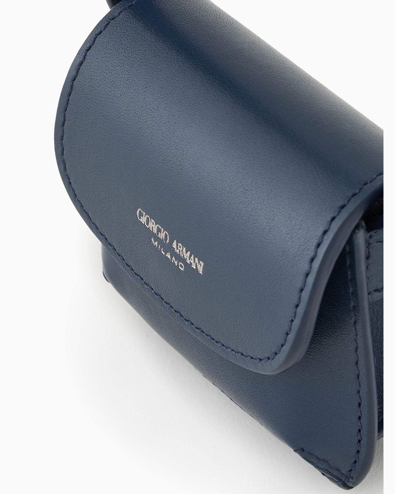 Giorgio Armani Neve micro la Prima leather charm bag Slide 4