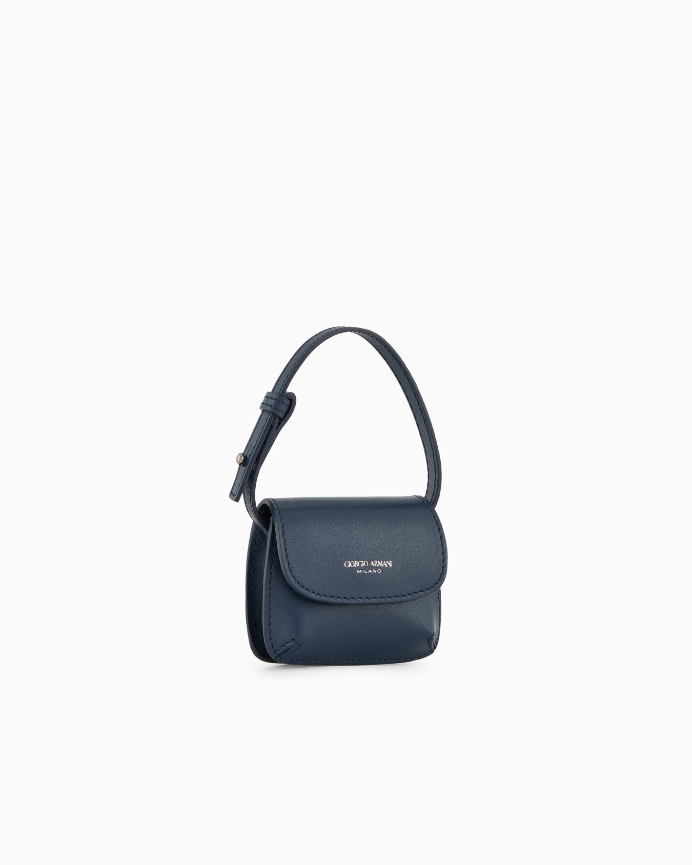 Giorgio Armani Neve Borsa charm micro la Prima in pelle Slide 1