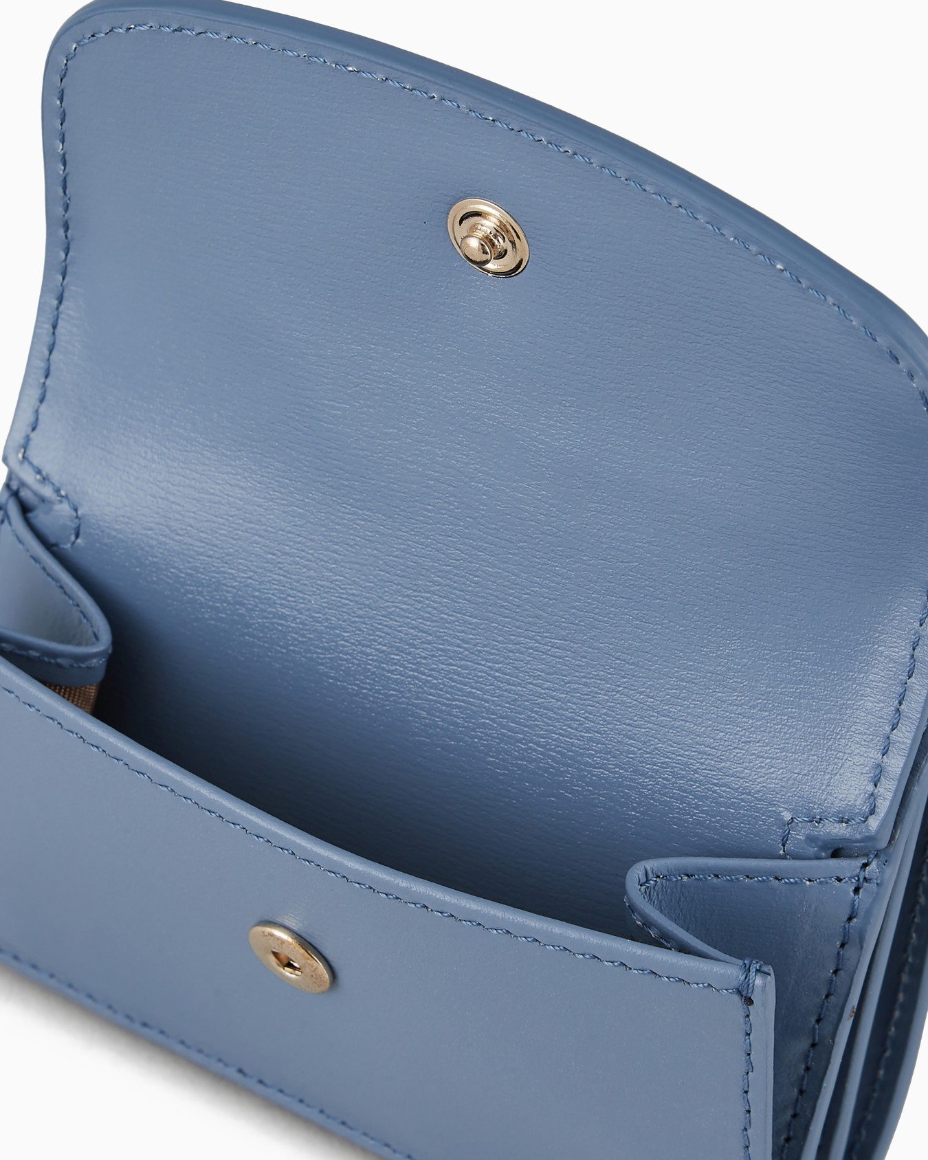 Mini la Prima trifold wallet in palmellato leather Slide 3