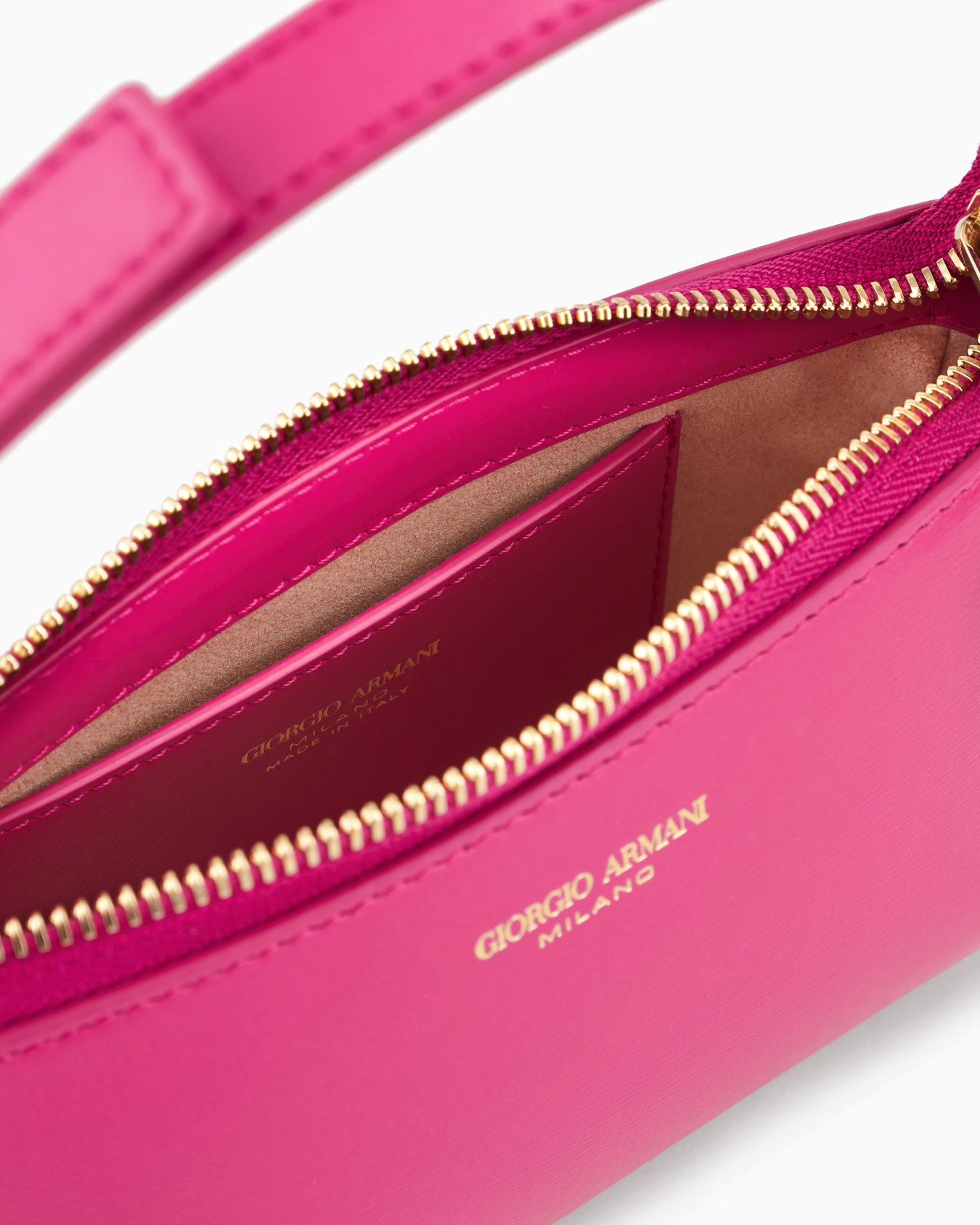 Mini sac bandoulière la Prima en cuir palmellato Diapositive 3