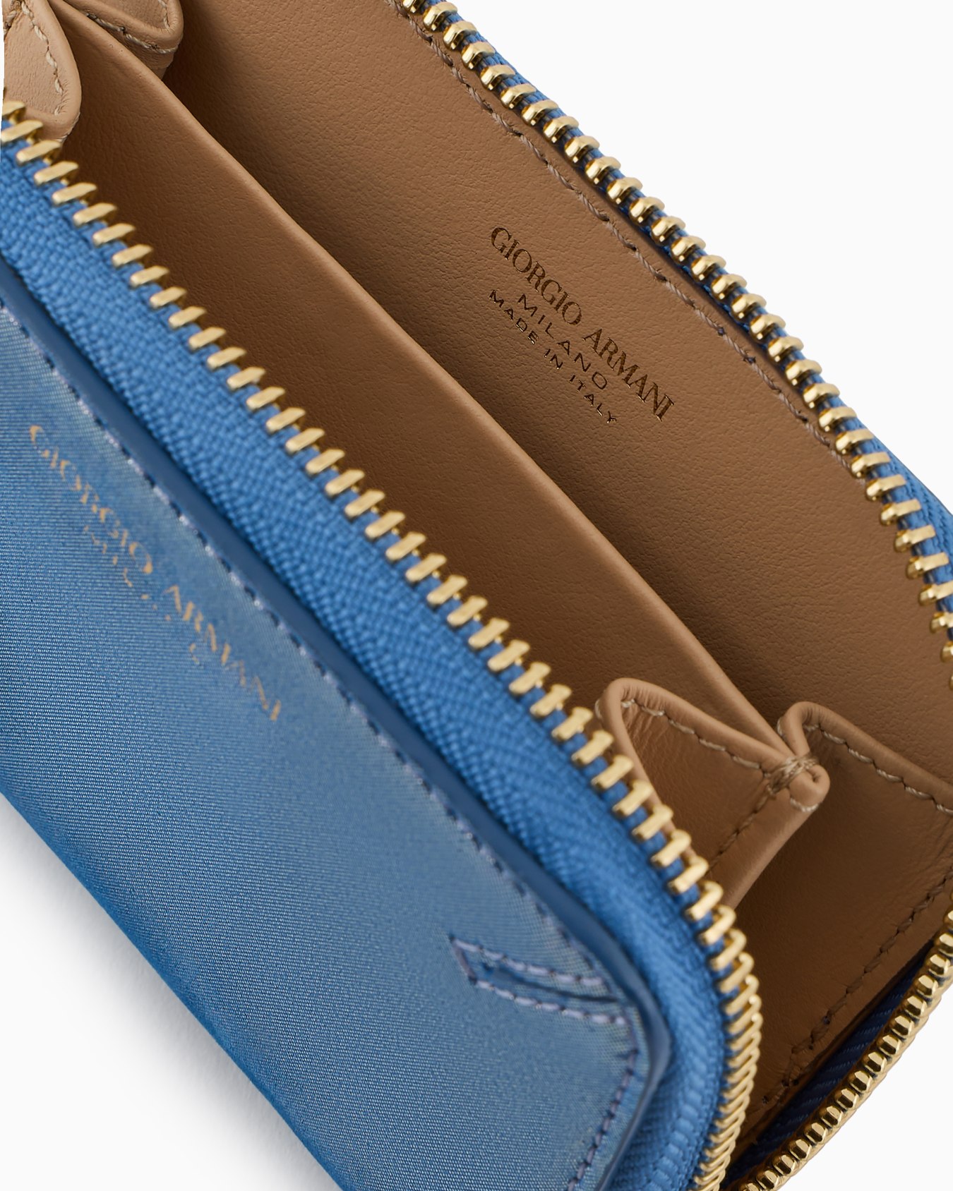 ジョルジオ アルマーニ ラ プリマ ラウンドファスナー カードホルダー グロッシーヌバック ミニ スライドする 2