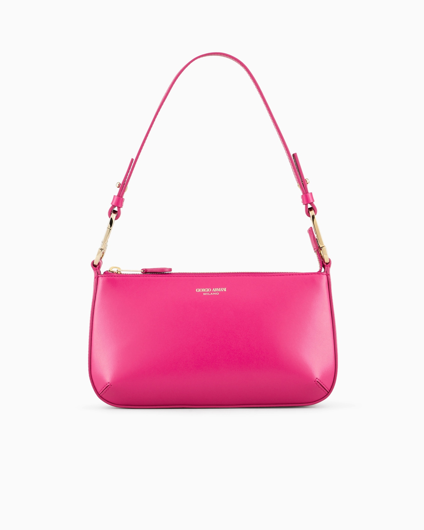 la Prima borsa a spalla piccola in pelle palmellata Slide 0