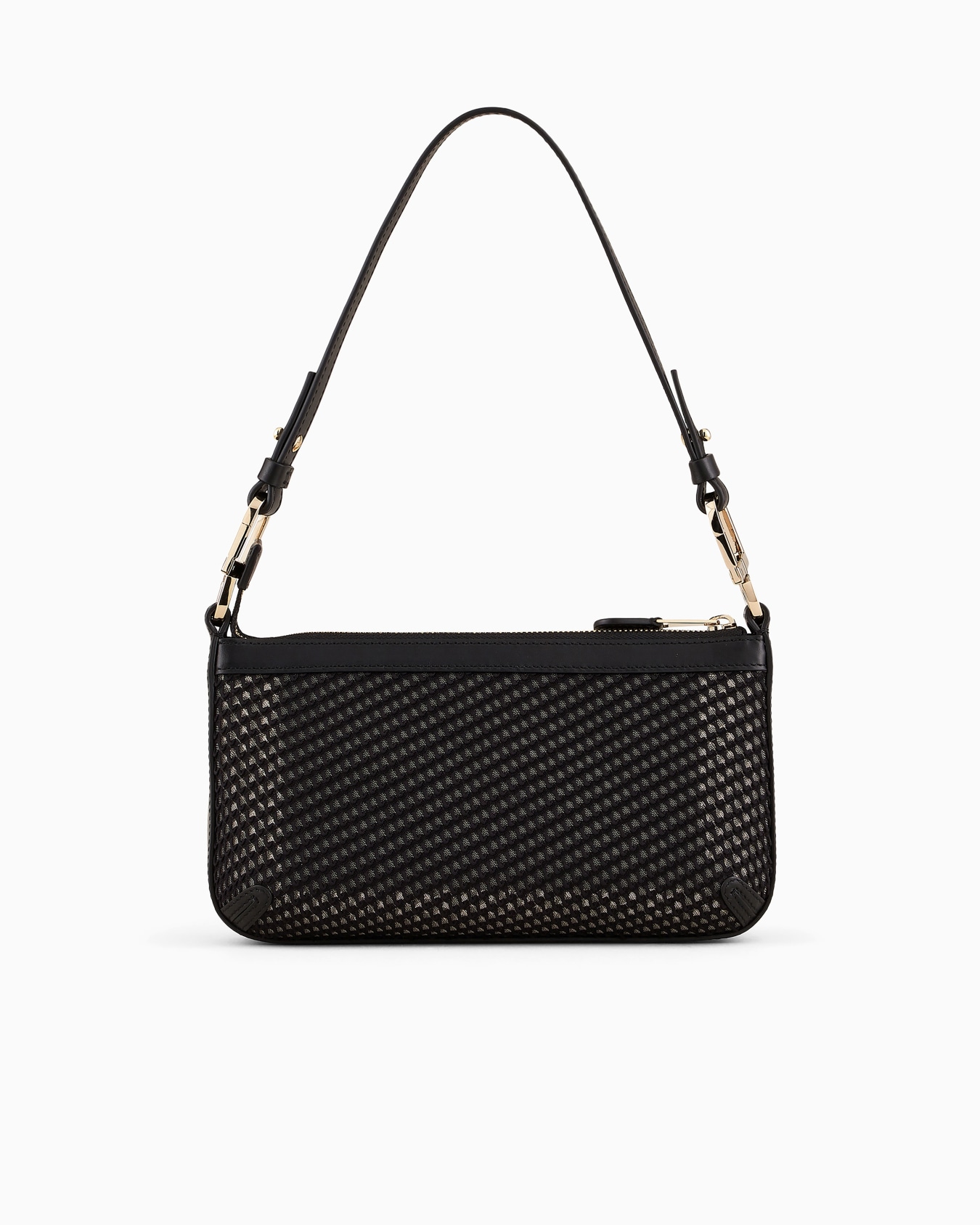 la Prima small shoulder bag in embroidered mesh Slide 2