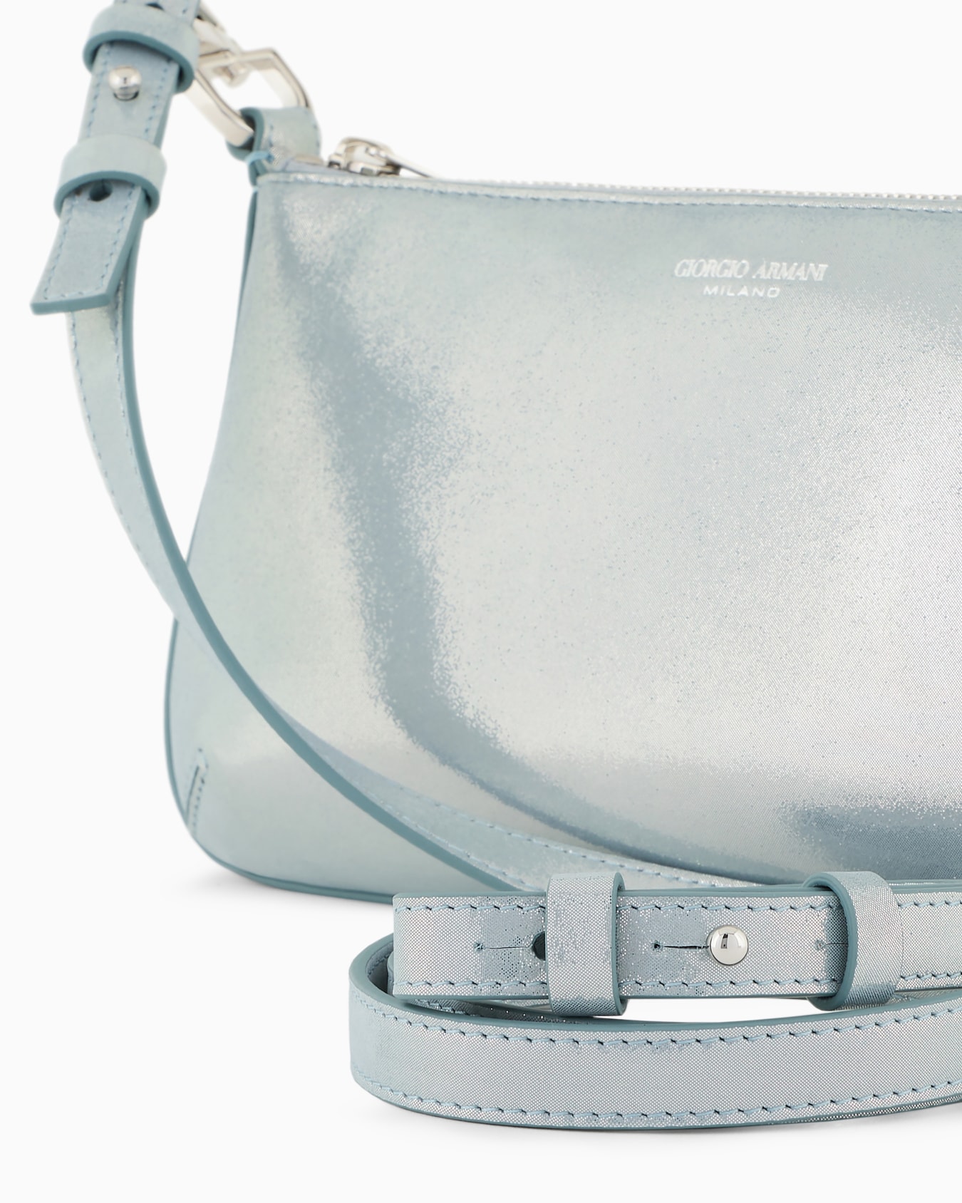 la Prima small shoulder bag in shiny nubuck Slide 4