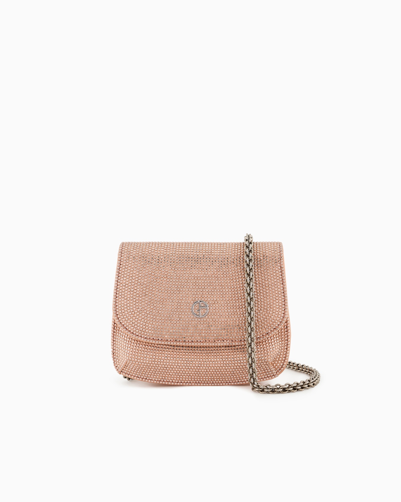 Sac mini la Prima en satin et micro clous Diapositive 0