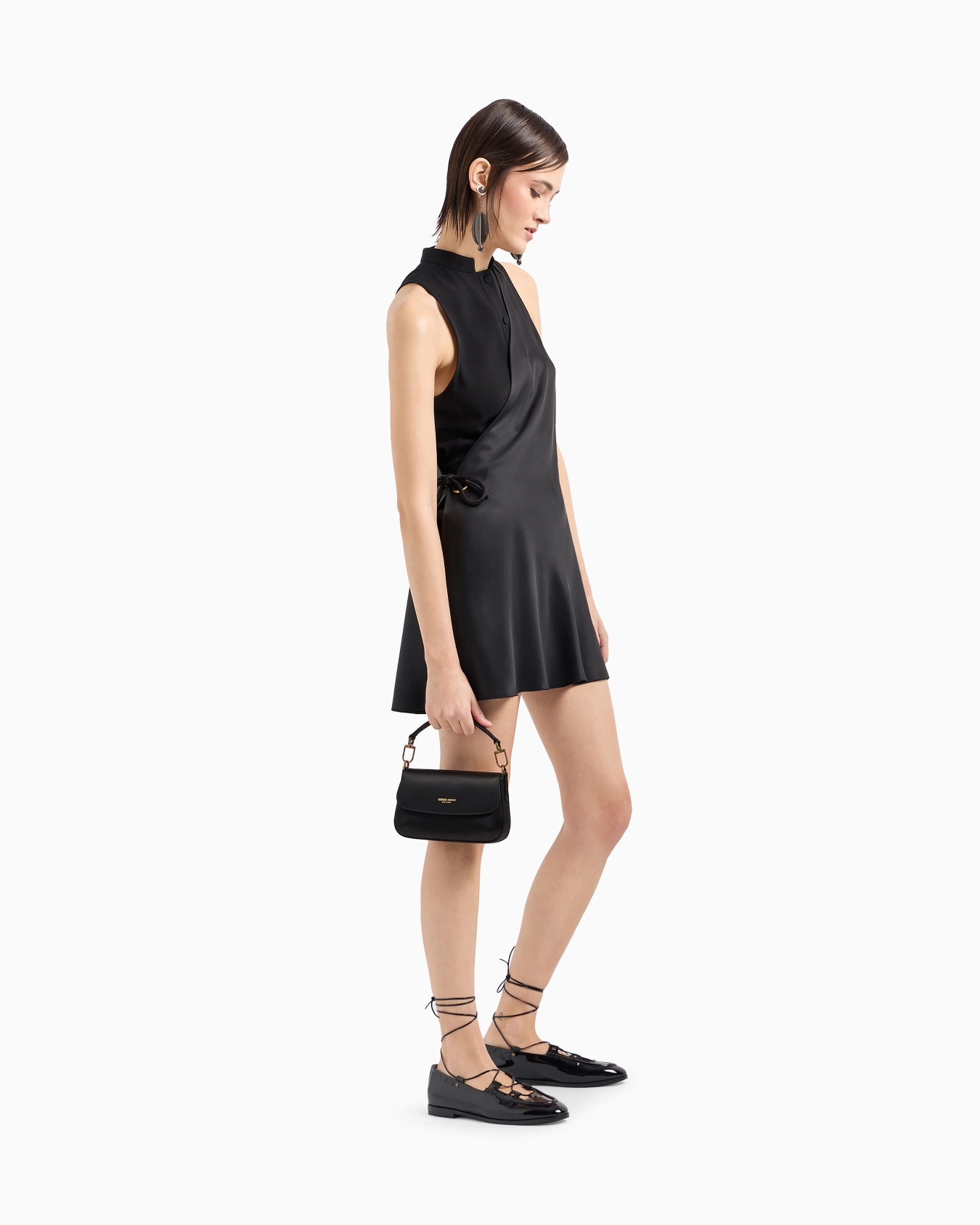 La Prima Soft mini satin bag Slide 5