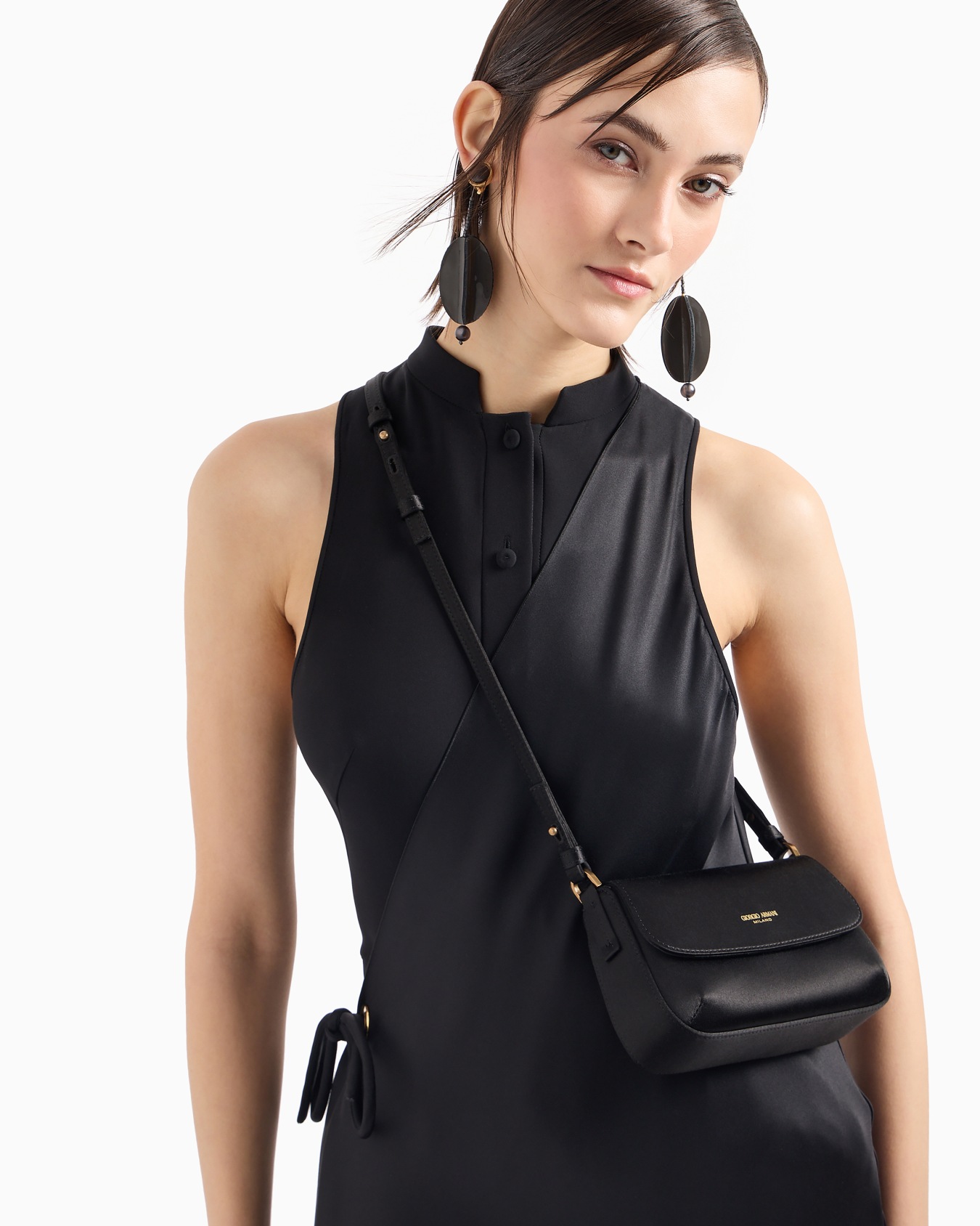 La Prima Soft mini satin bag Slide 6