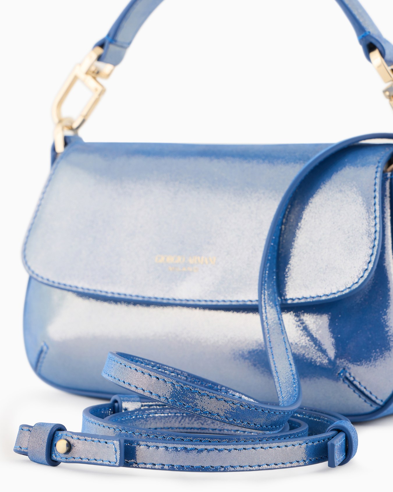La Prima Soft mini bag in shiny nubuck Slide 4