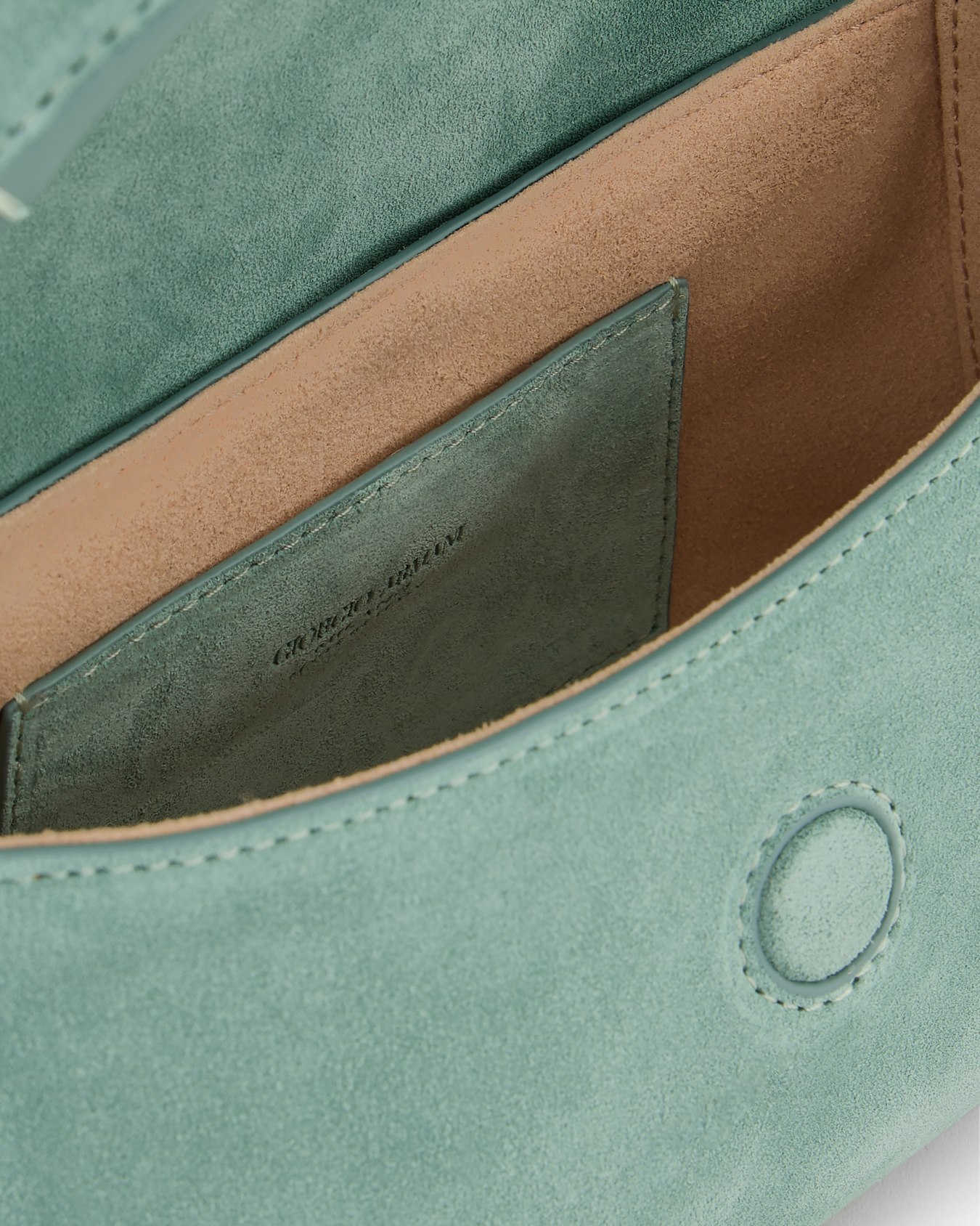 La Prima suede mini baguette bag Slide 3