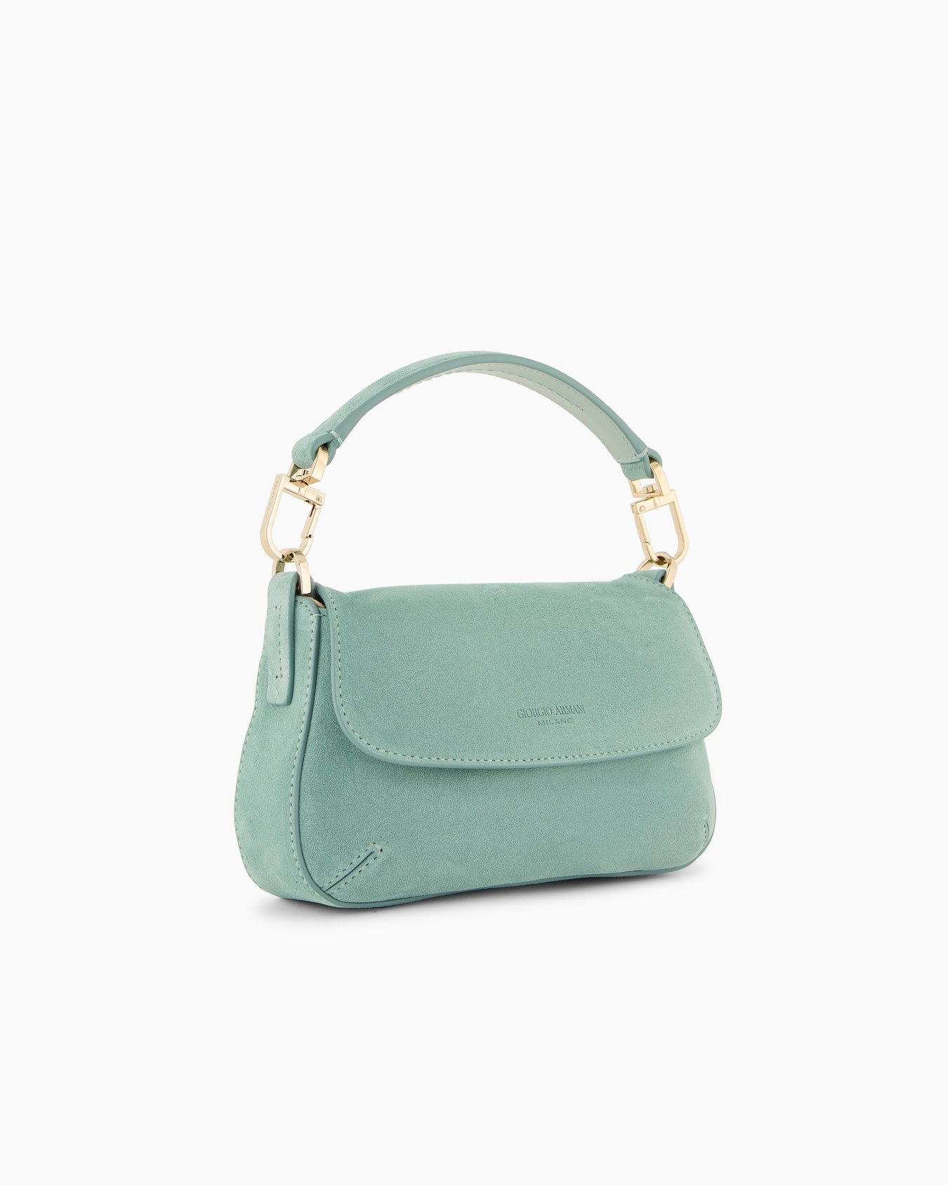 La Prima suede mini baguette bag Slide 1