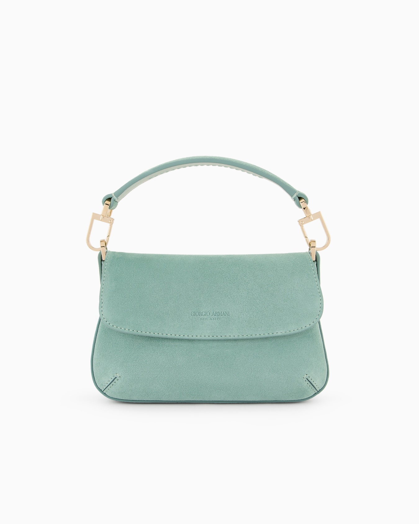 La Prima suede mini baguette bag Slide 0