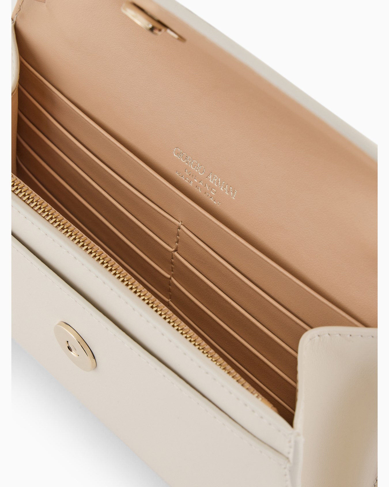 Glossy leather la Prima clutch bag Slide 3