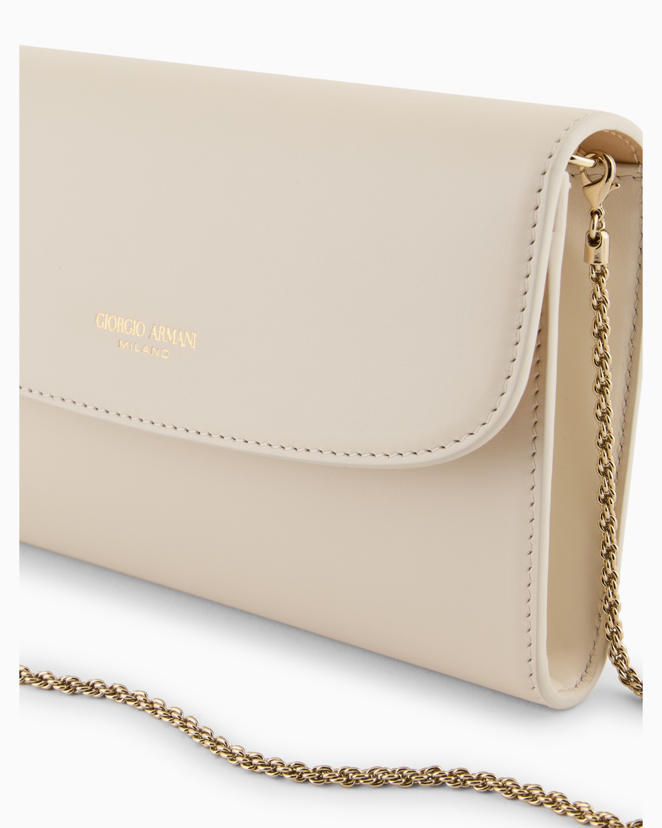 Glossy leather la Prima clutch bag Slide 4