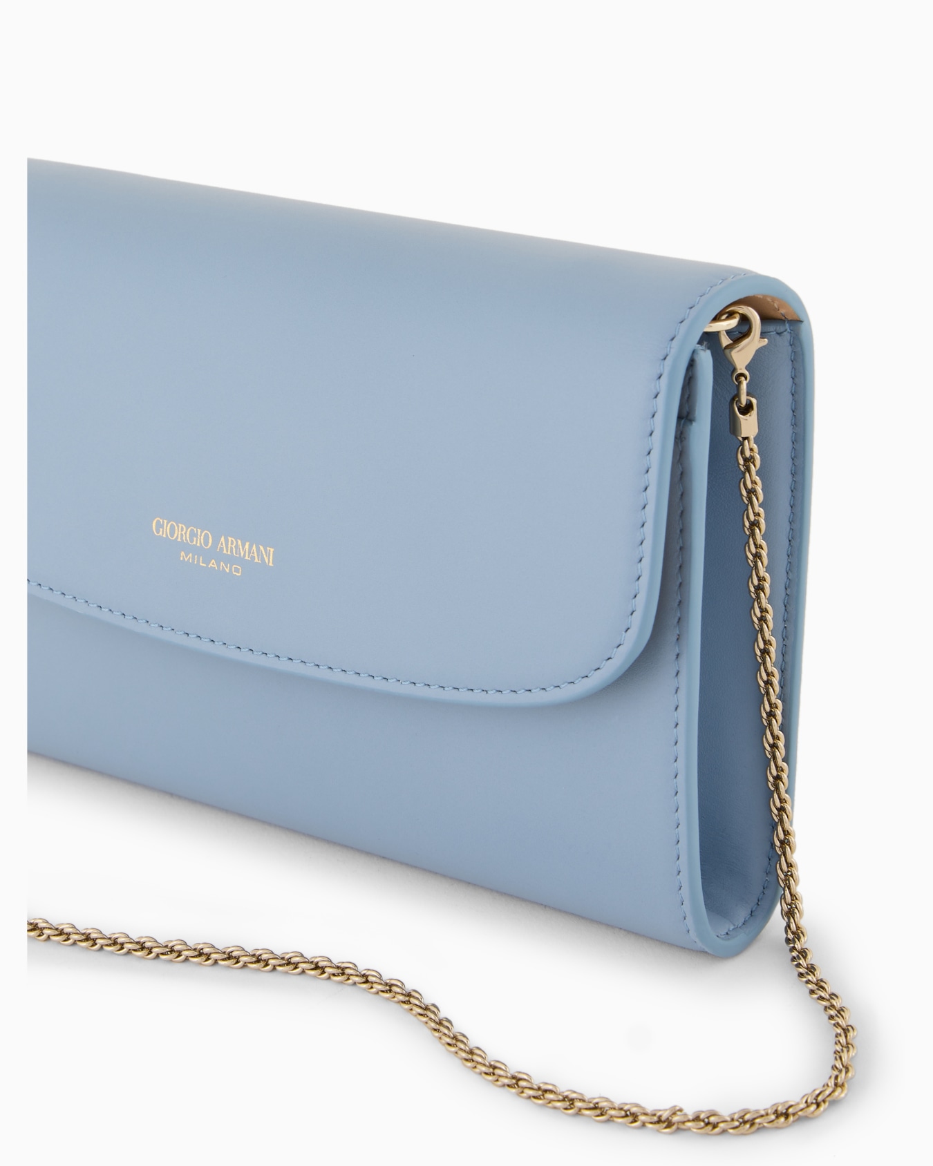 Glossy leather la Prima clutch bag Slide 4