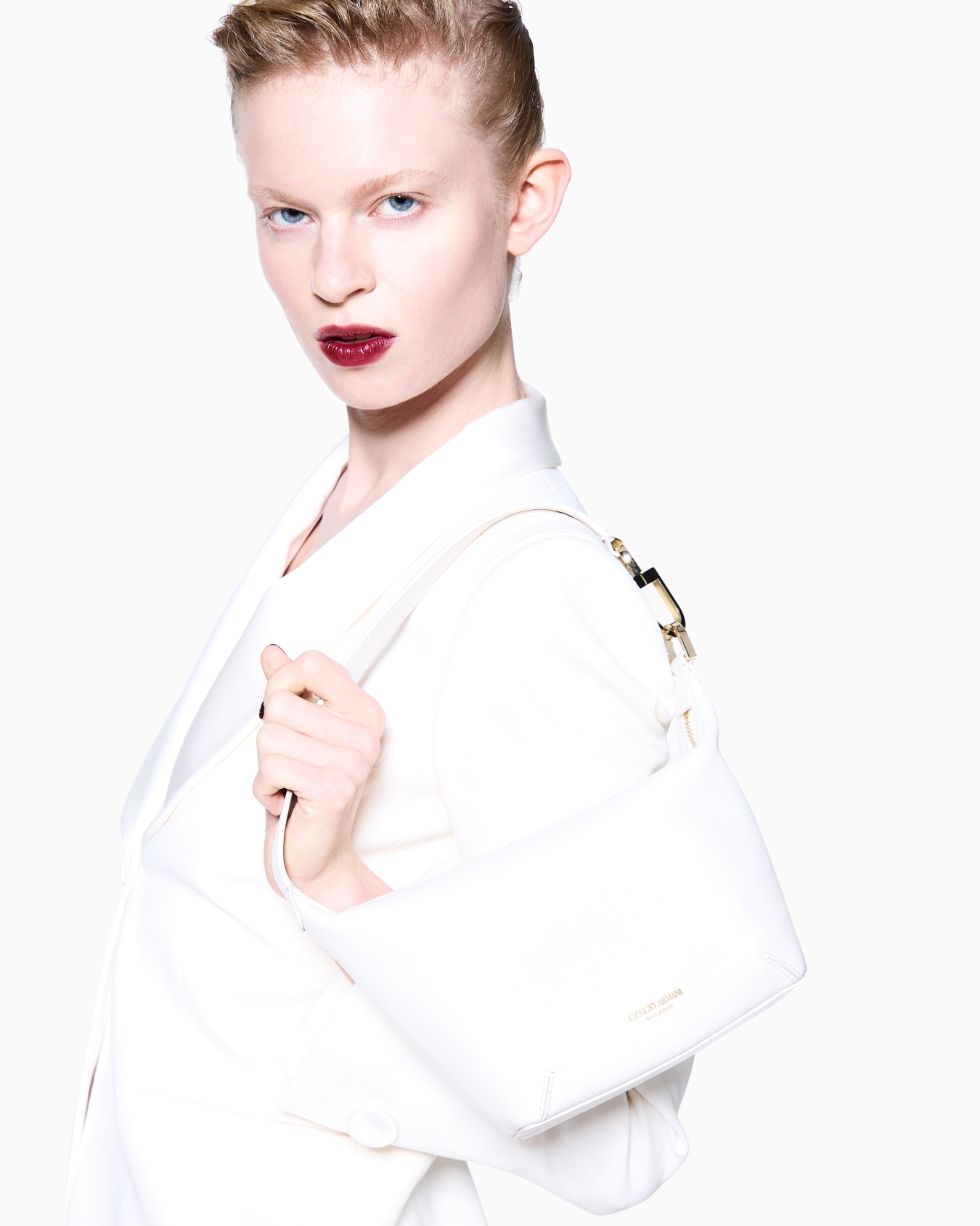 Small la Prima Soft hobo bag in nappa leather Slide 5