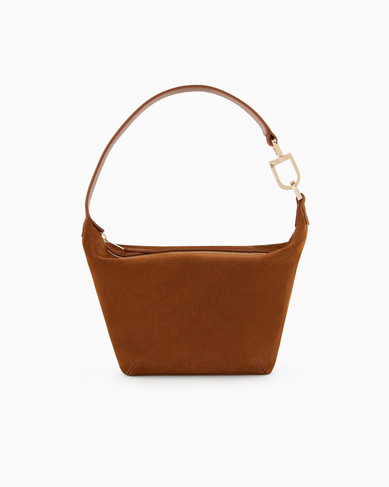 Small la Prima Soft hobo bag in suede Slide 0