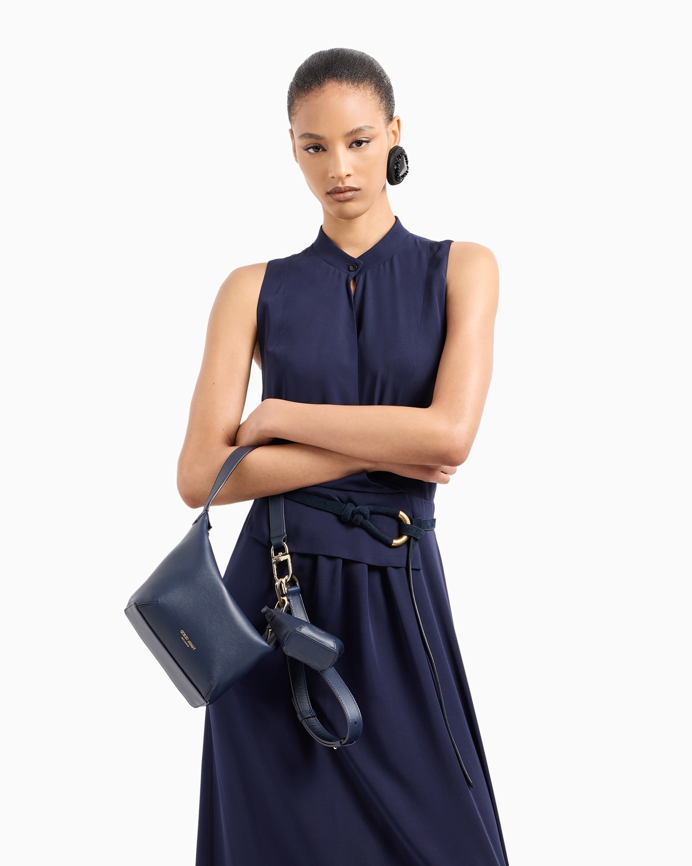 La Prima Soft micro bag in nappa leather Slide 5
