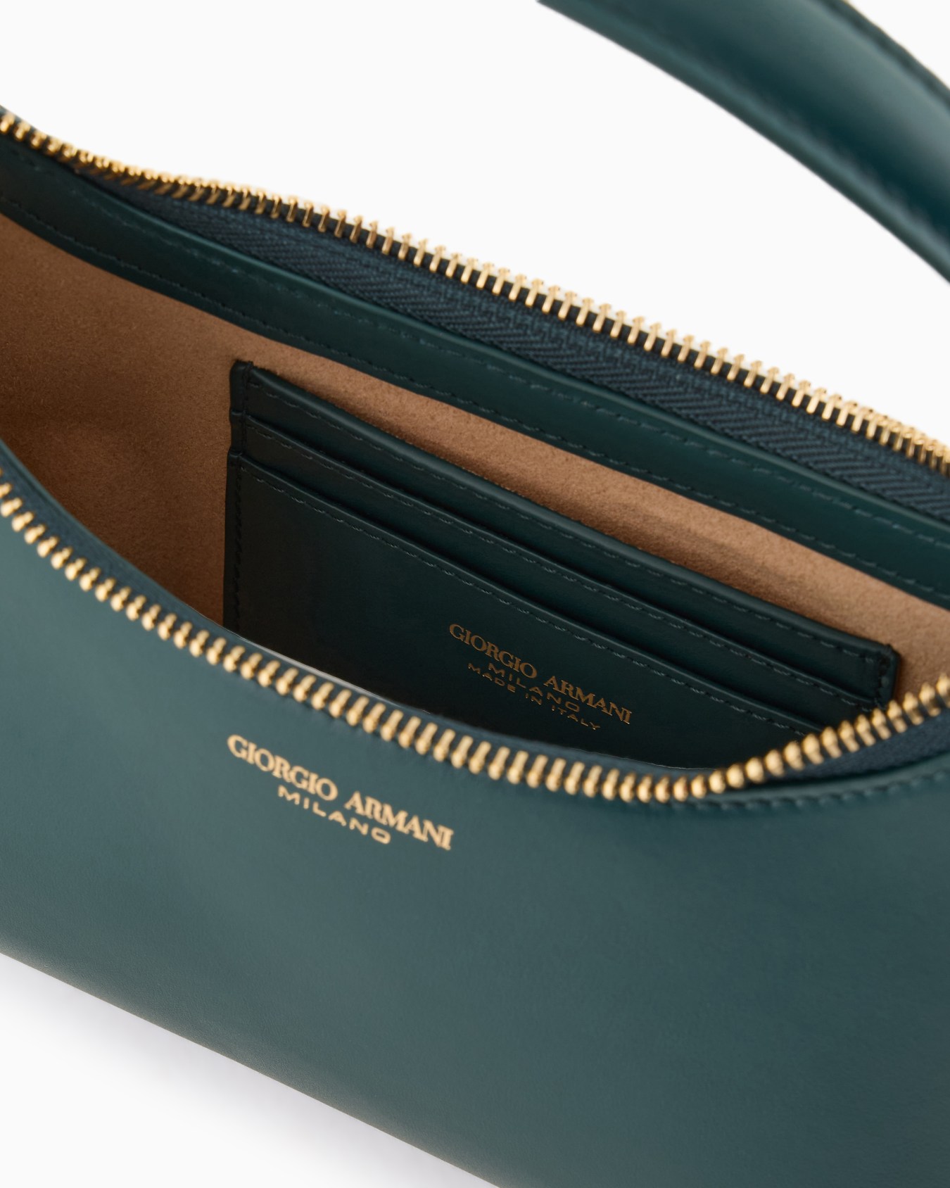 Leather la Prima mini hobo bag Slide 3