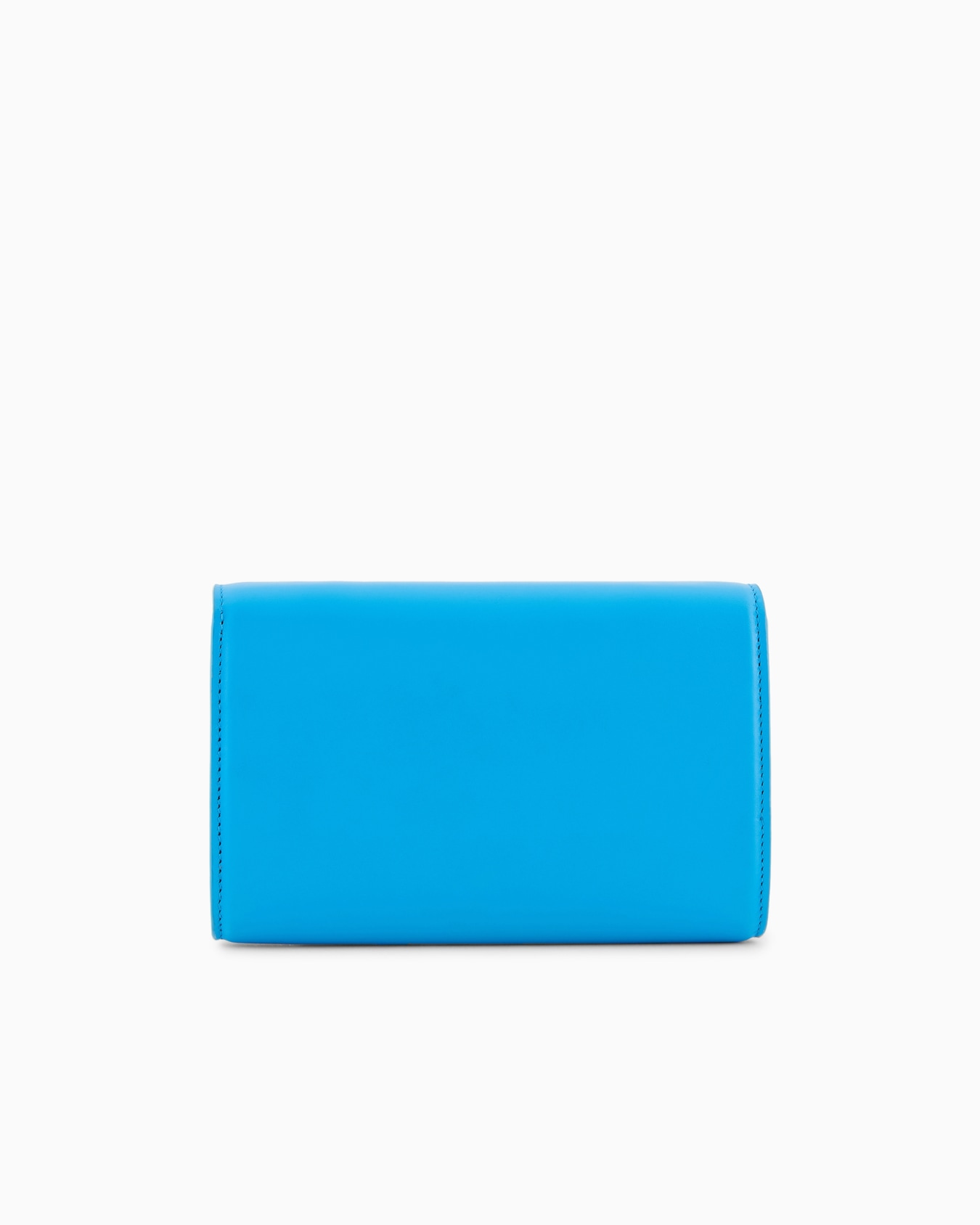 Leather clutch bag with shoulder strap Slide 2