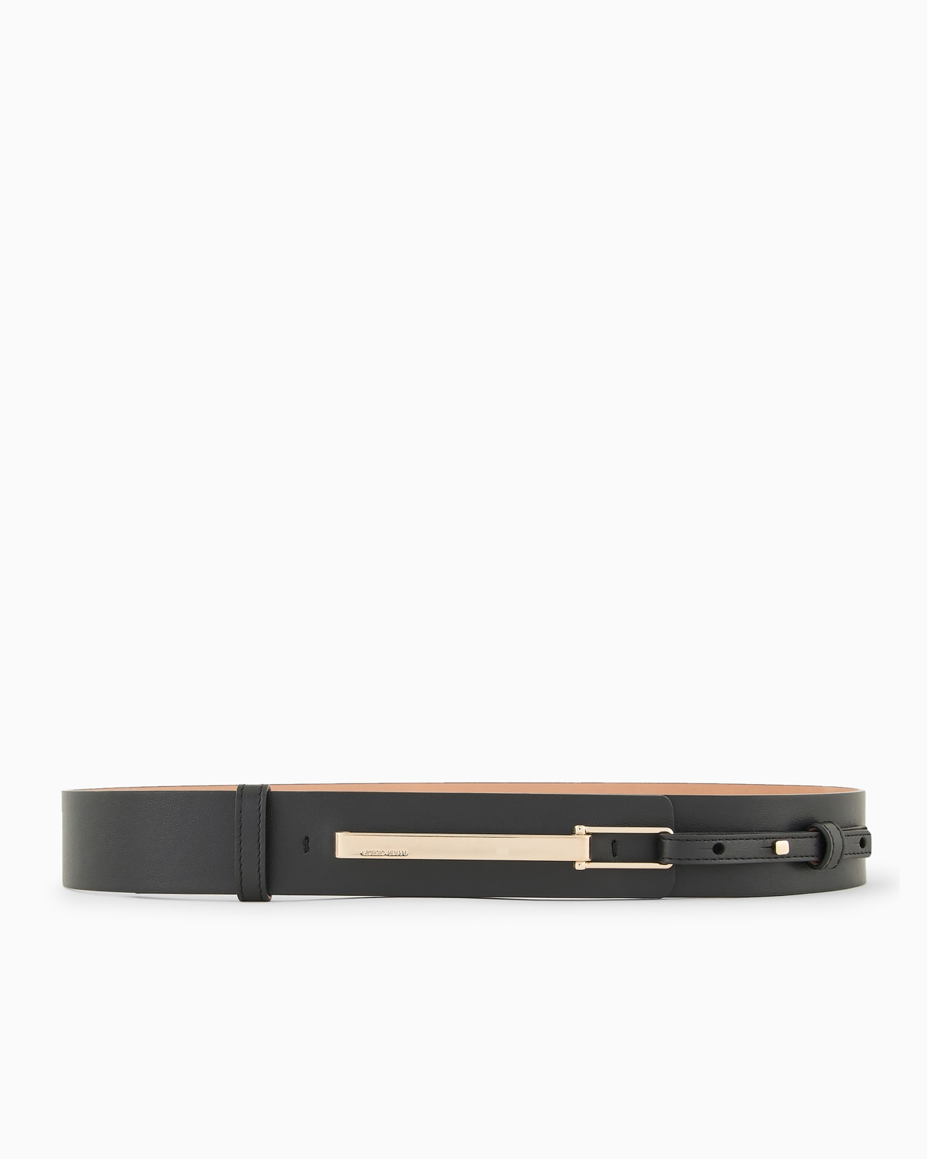 ASV leather belt with metal closure Slide 0