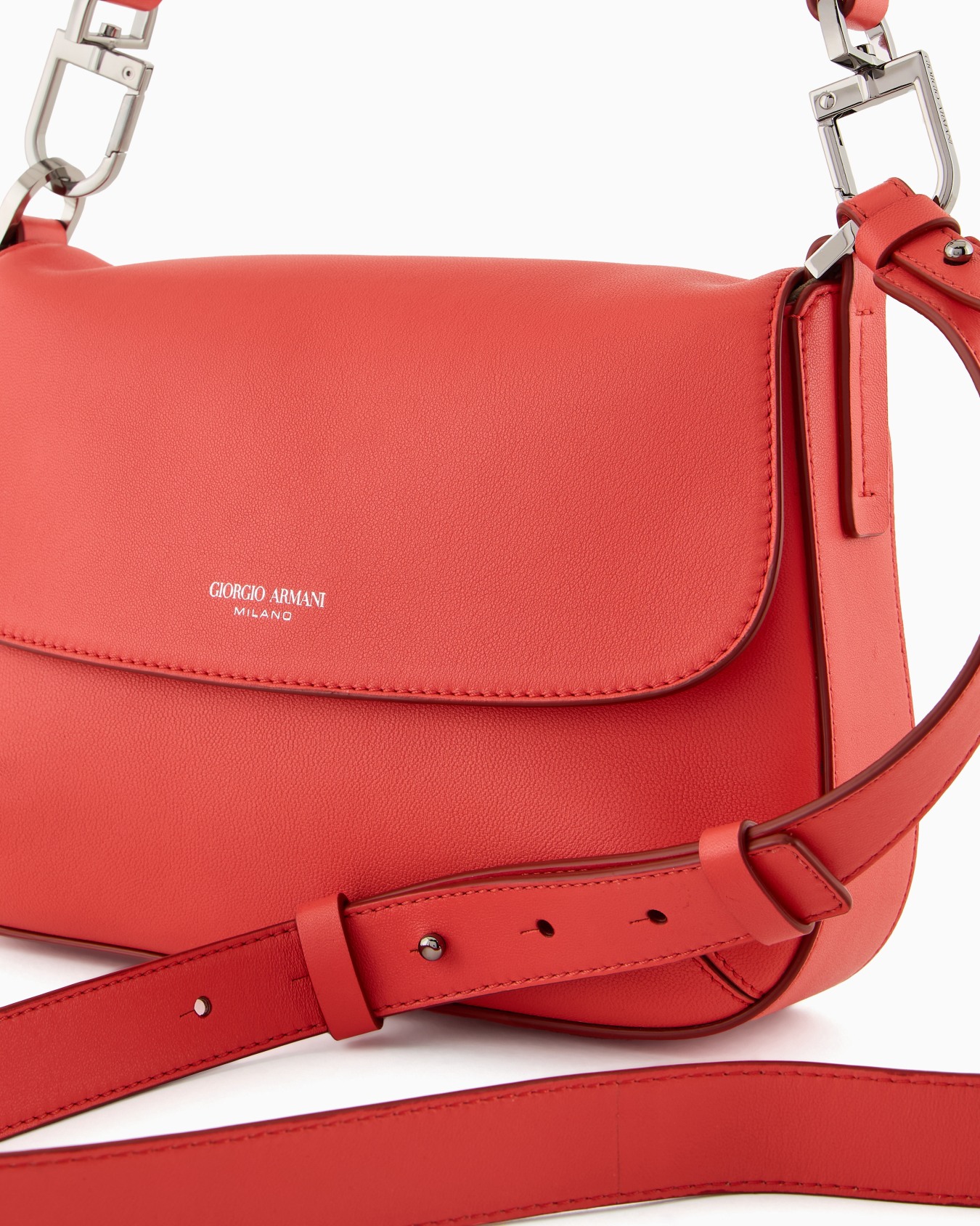 Bolso de mano pequeño la Prima Soft de napa Diapositiva 4
