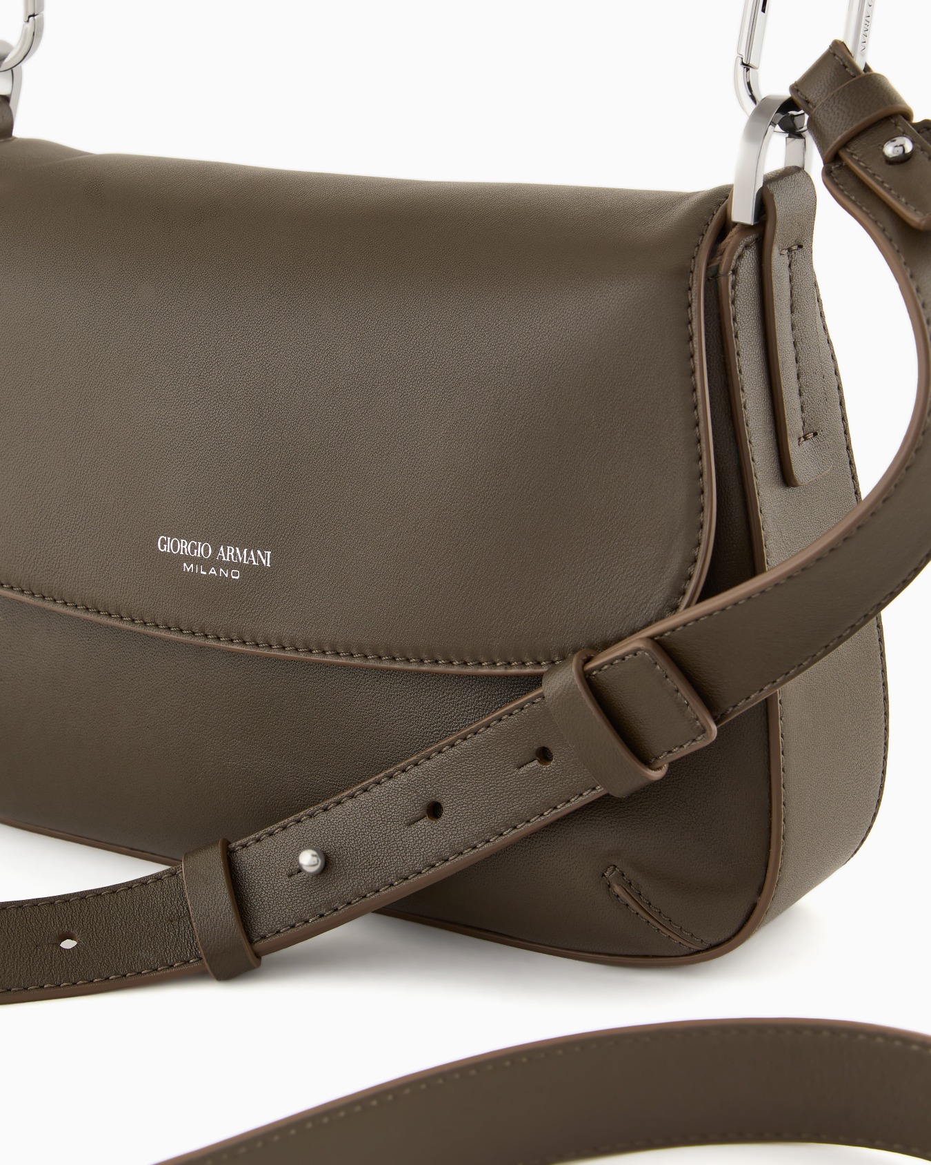 Small la Prima Soft nappa leather handbag Slide 4