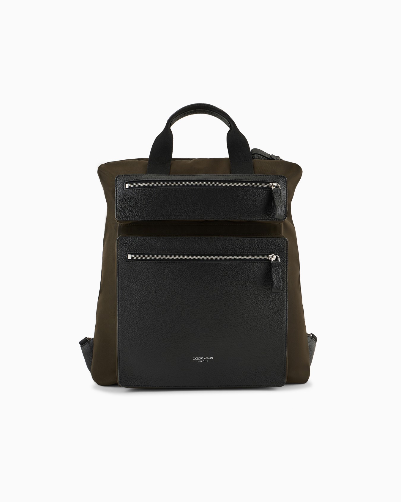 ASV convertible shopper bag in nylon and pebbled leather Slide 0