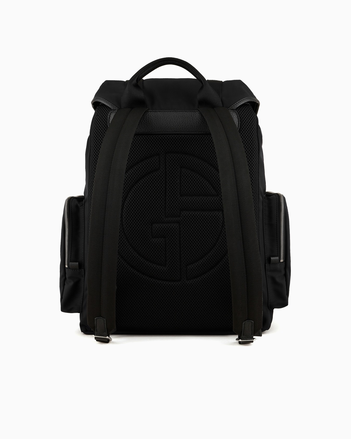 Sac à dos en nylon recyclé et cuir grainé ASV Diapositive 2