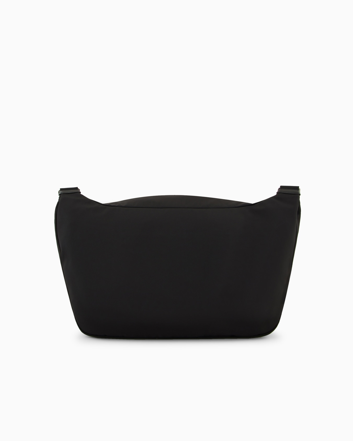 Bolso bandolera grande de nailon y cuero plena flor ASV Diapositiva 2